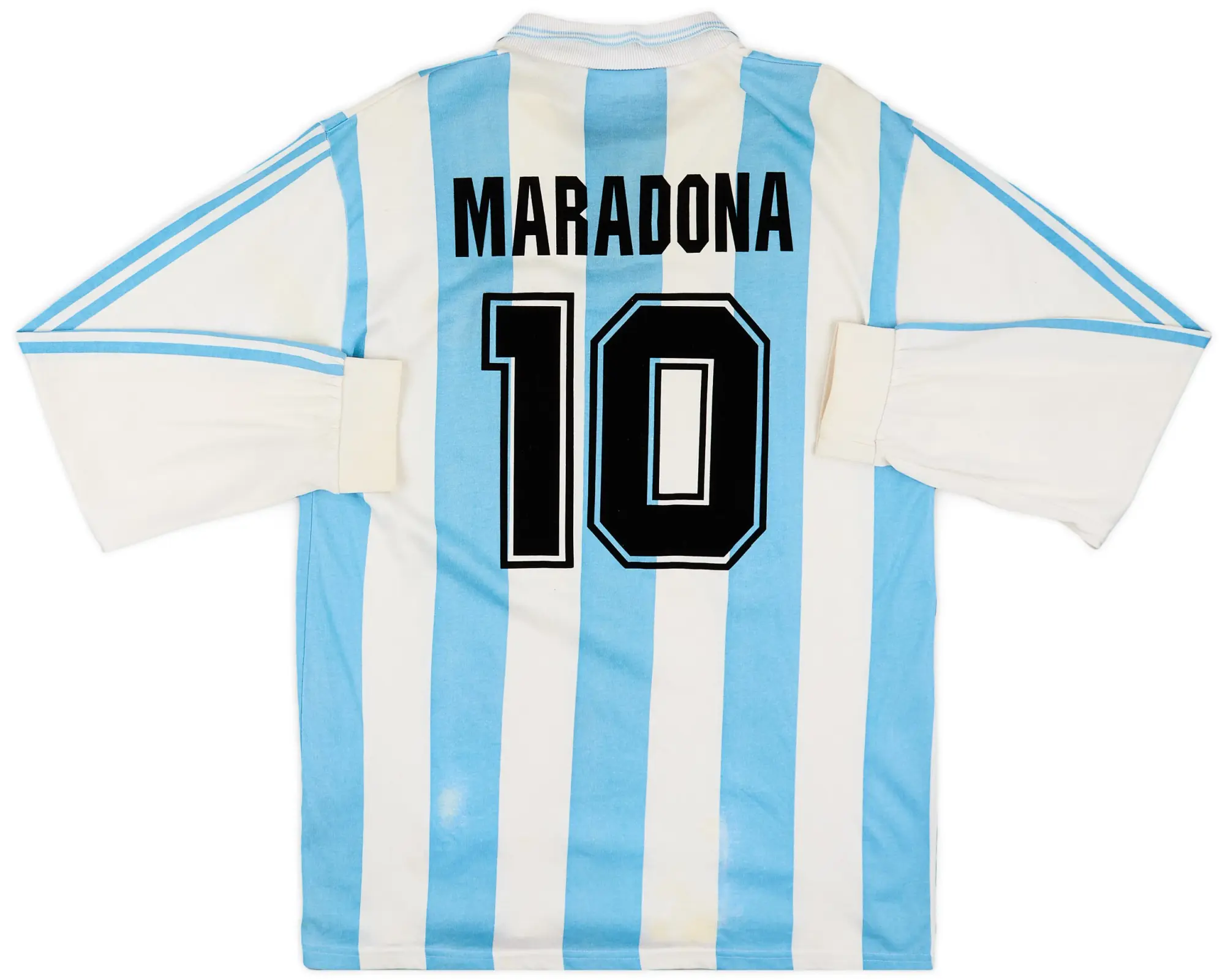 adidas 1994 Argentina Home L/S Shirt Maradona #10 - 8/10 - (L)