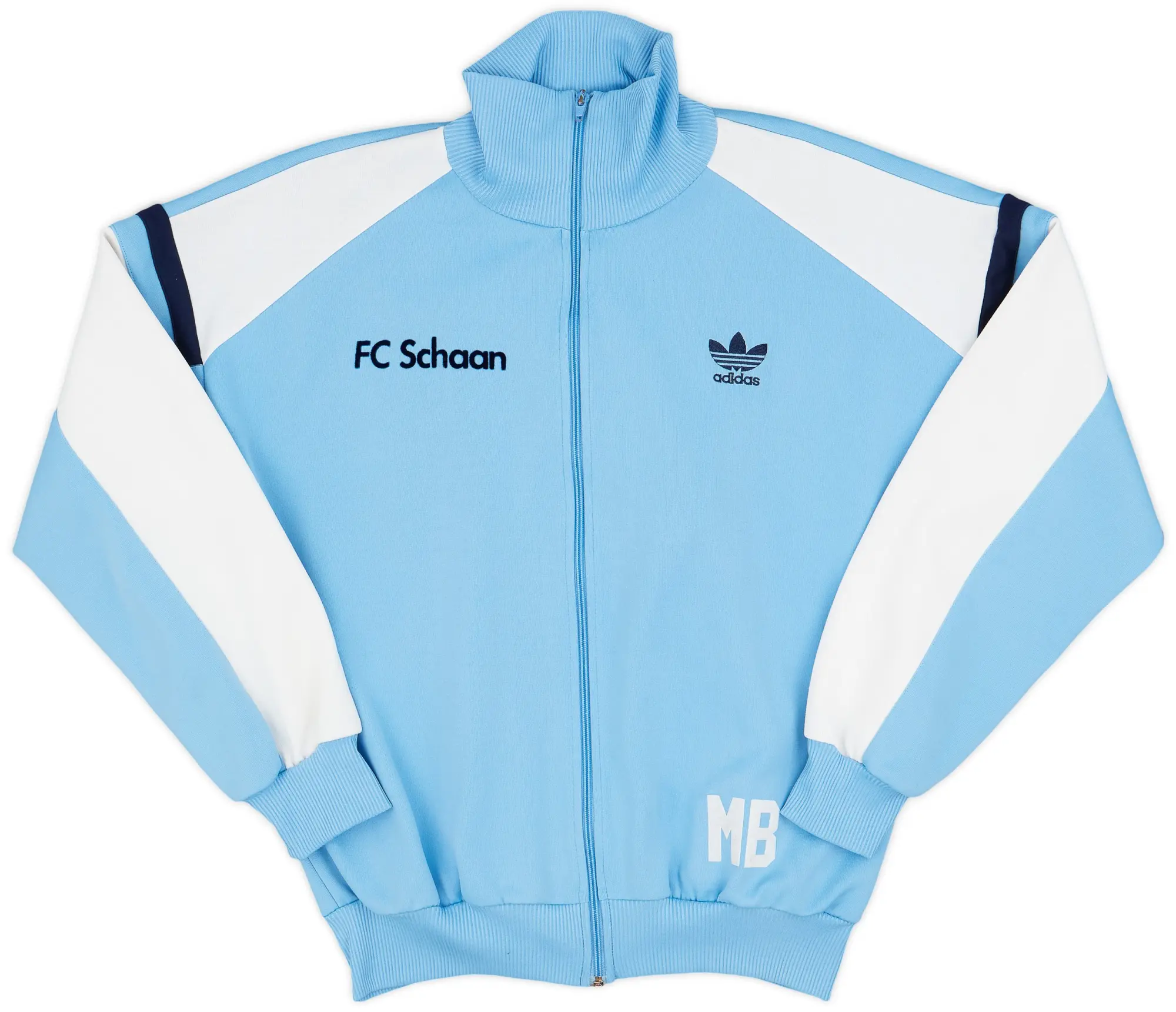 1990s FC Schaan adidas Staff Issue Track Jacket MB - 8/10 - (XL)