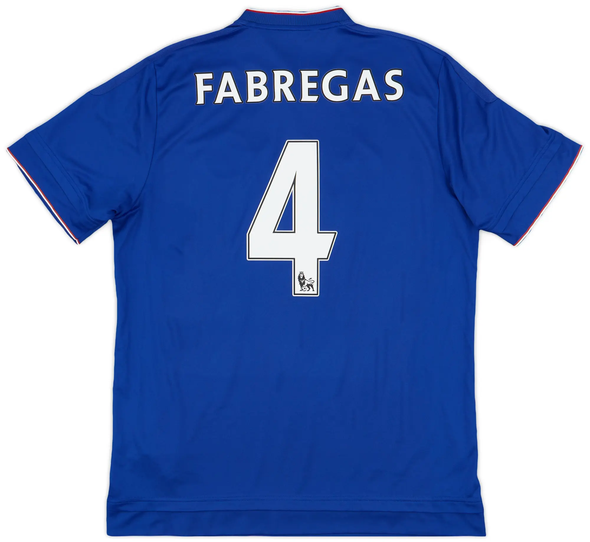 adidas 2015-16 Chelsea Home Shirt Fabregas #4 - 9/10 - (L)