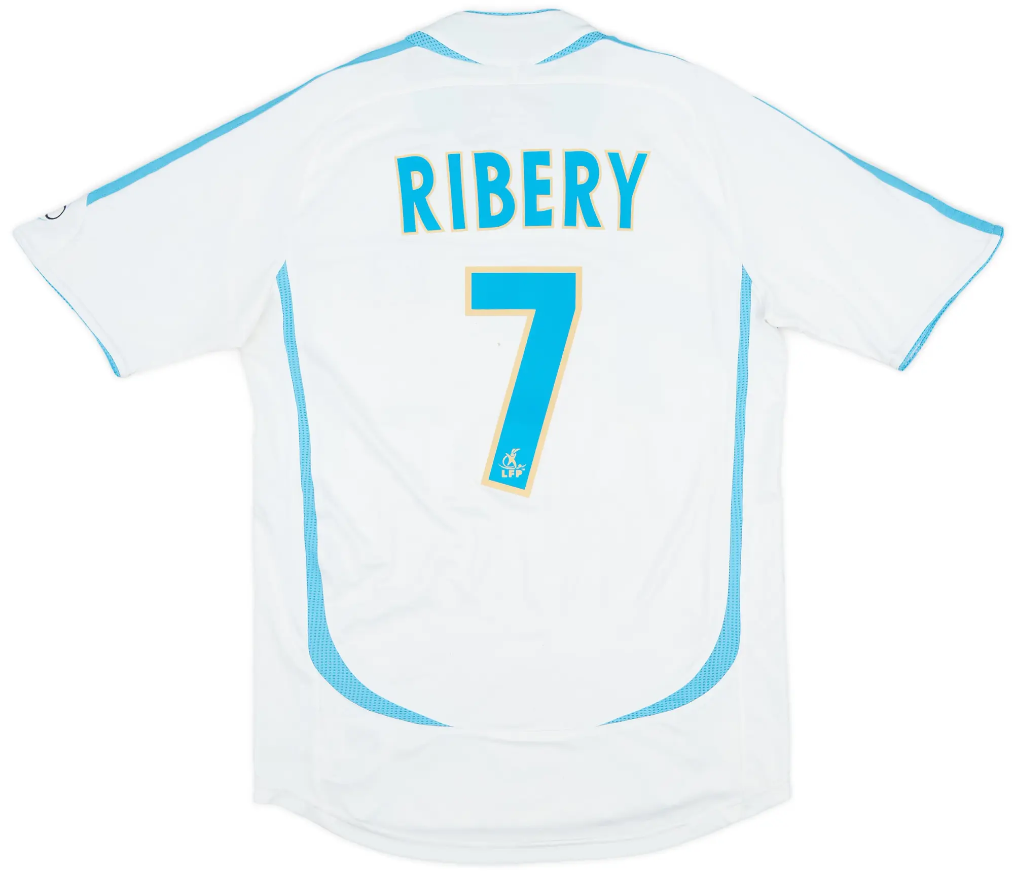 adidas 2006-07 Olympique Marseille Home Shirt Ribery #7 - 7/10 - (S)