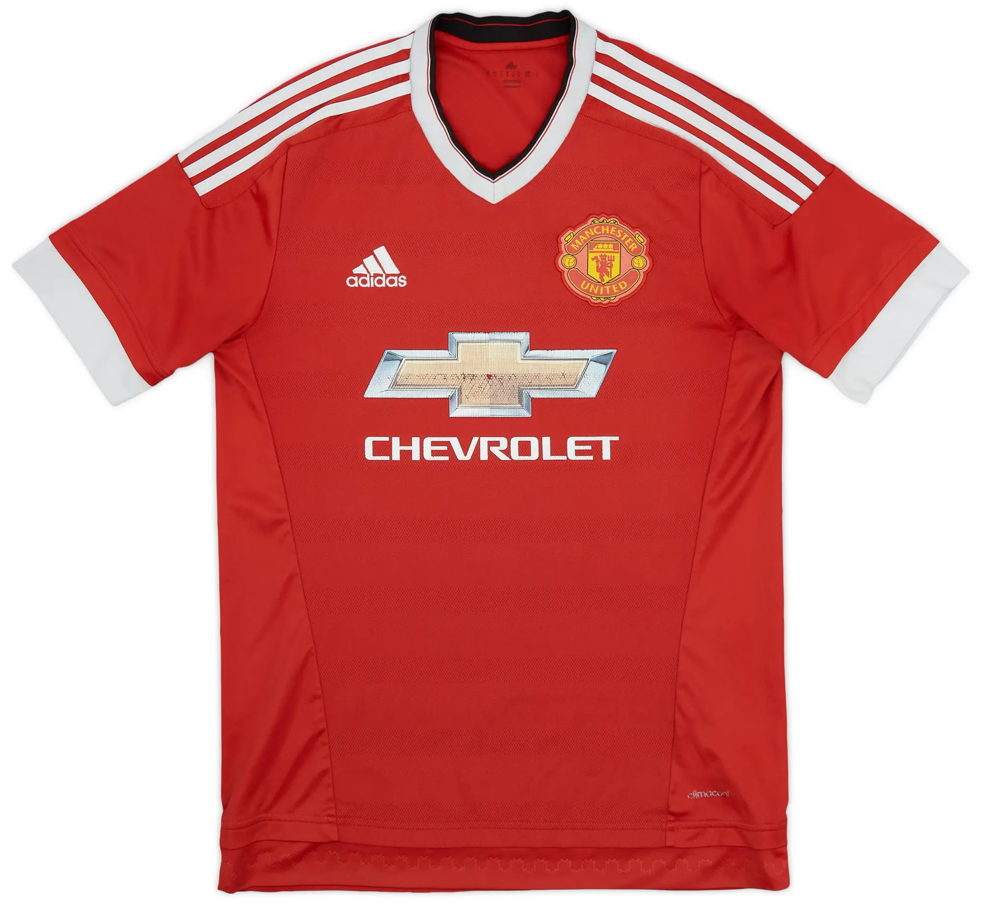 adidas 2015-16 Manchester United Home Shirt - 4/10 - (M)