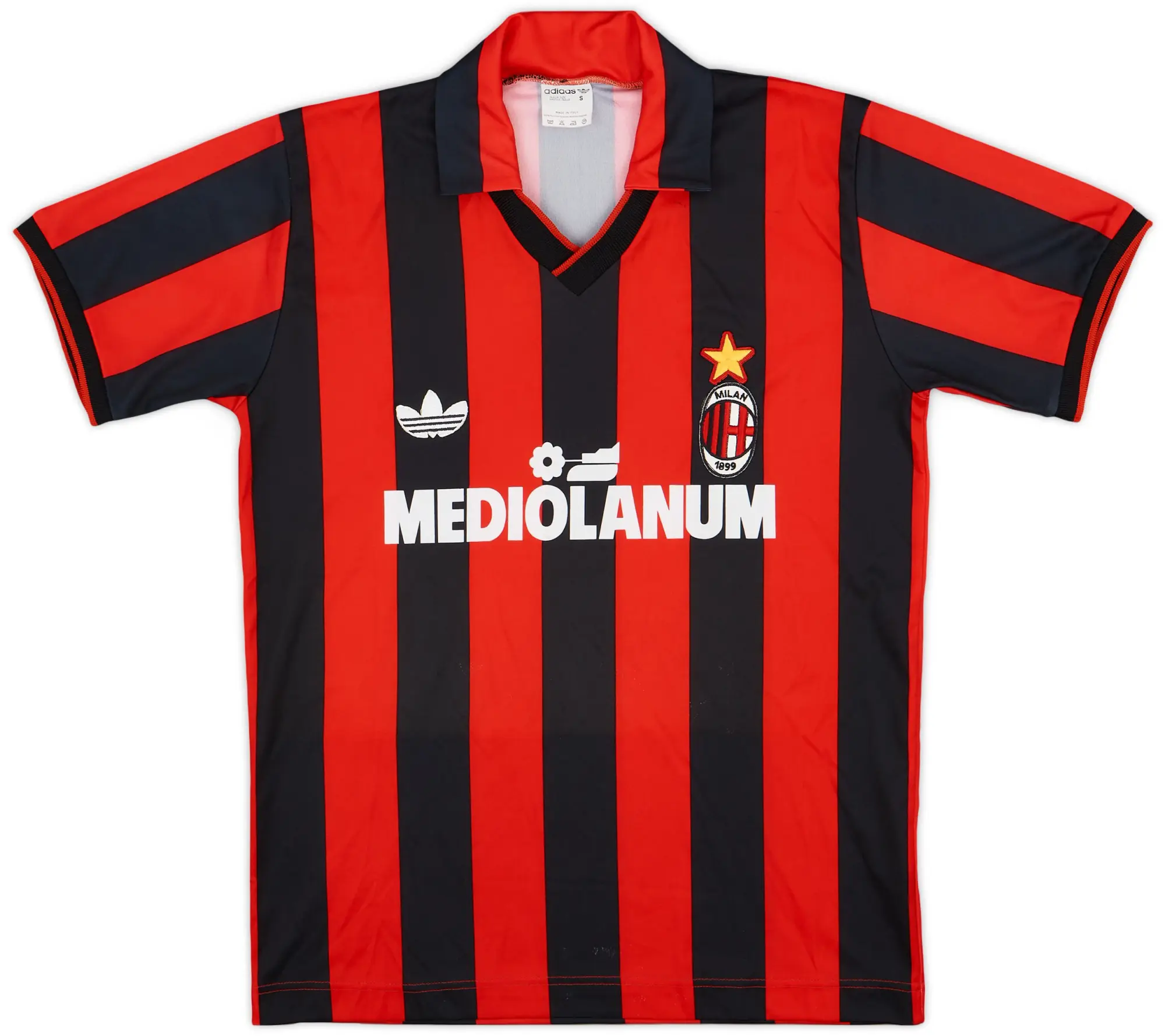 adidas 1990-91 AC Milan Home Shirt - 9/10 - (S)