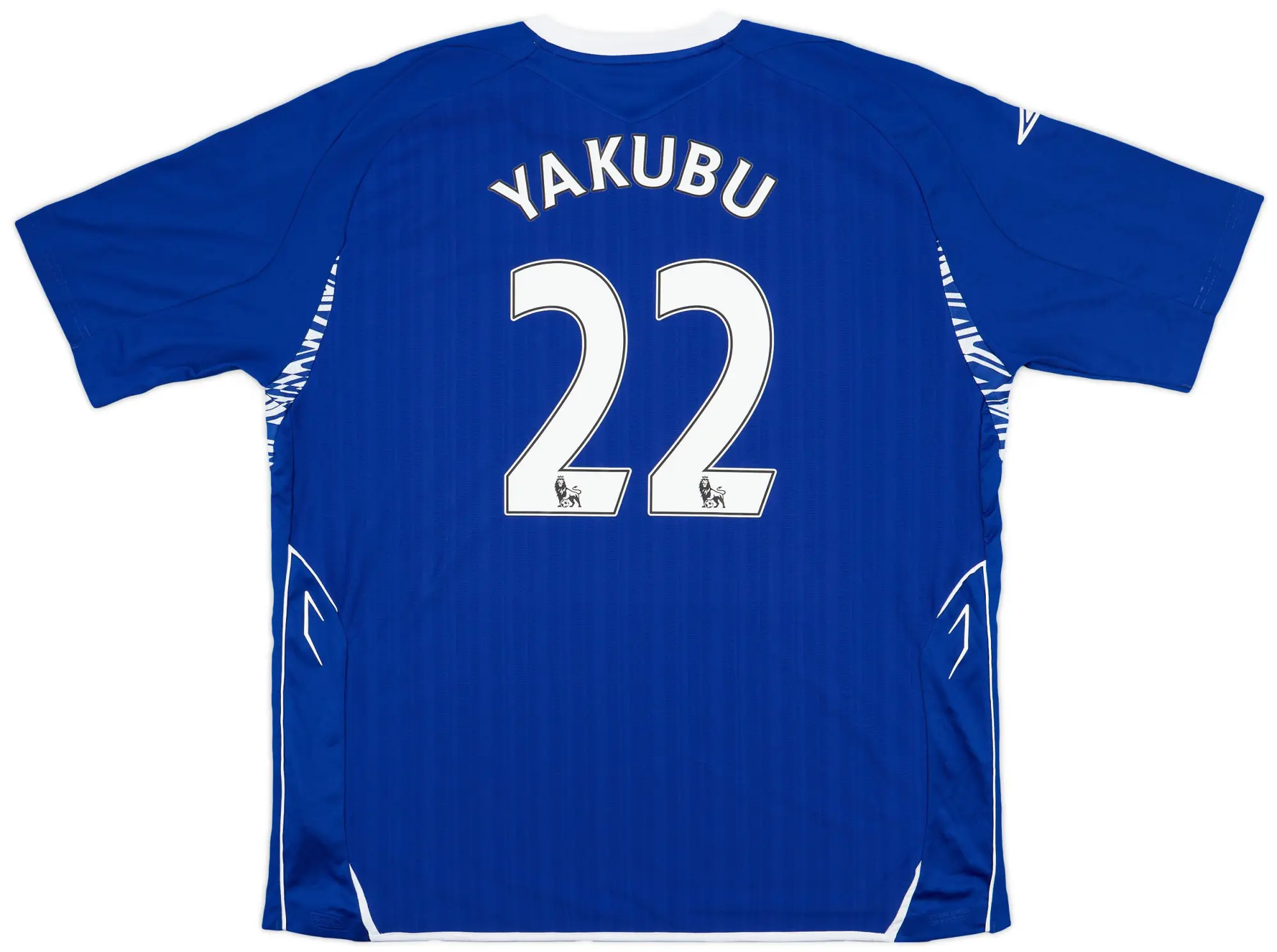 Umbro 2007-08 Everton Home Shirt Yakubu #22 - 9/10 - (3XL)