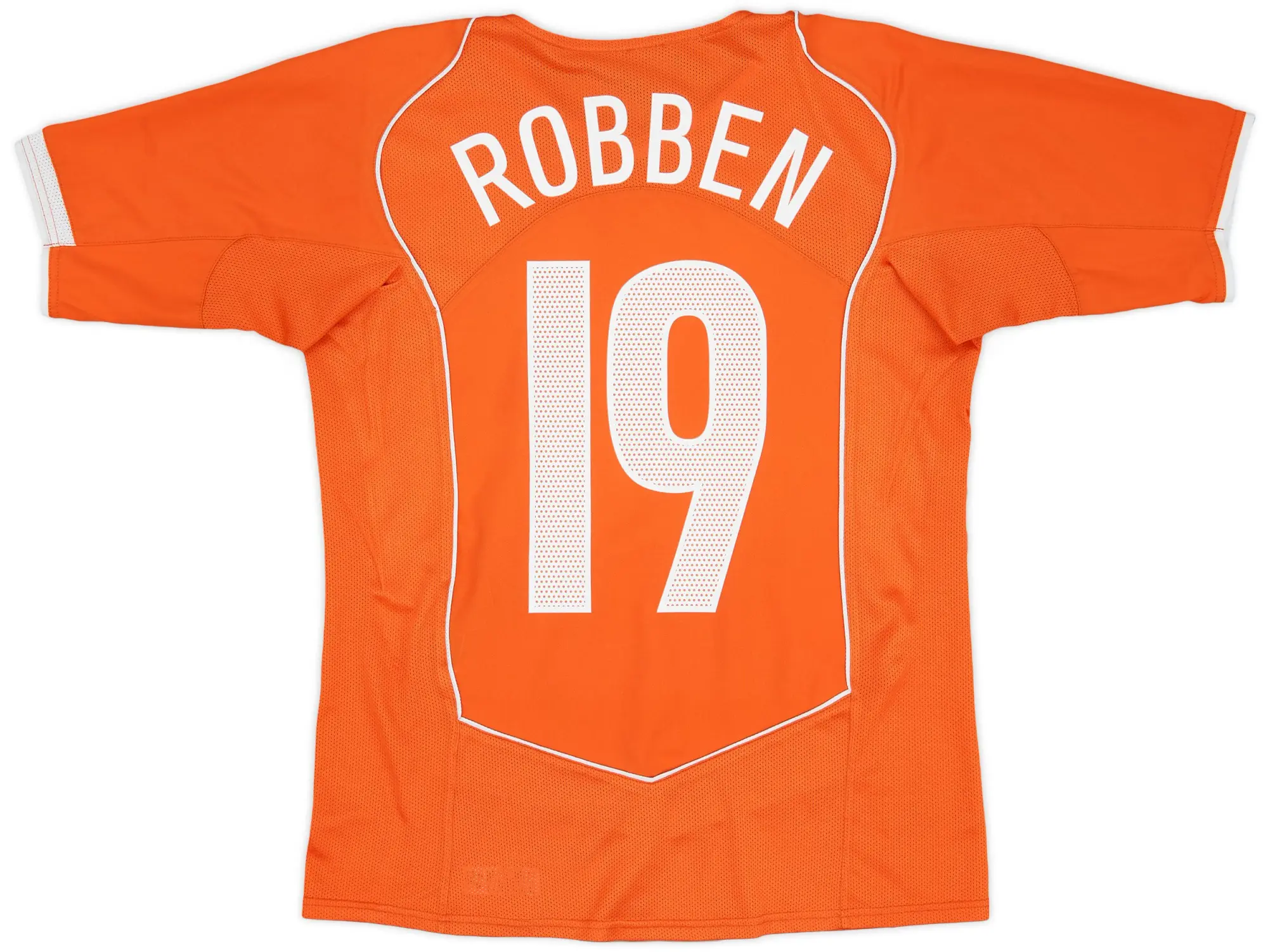 Nike 2004-06 Netherlands Home Shirt Robben #19 - 8/10 - (XL.Boys)