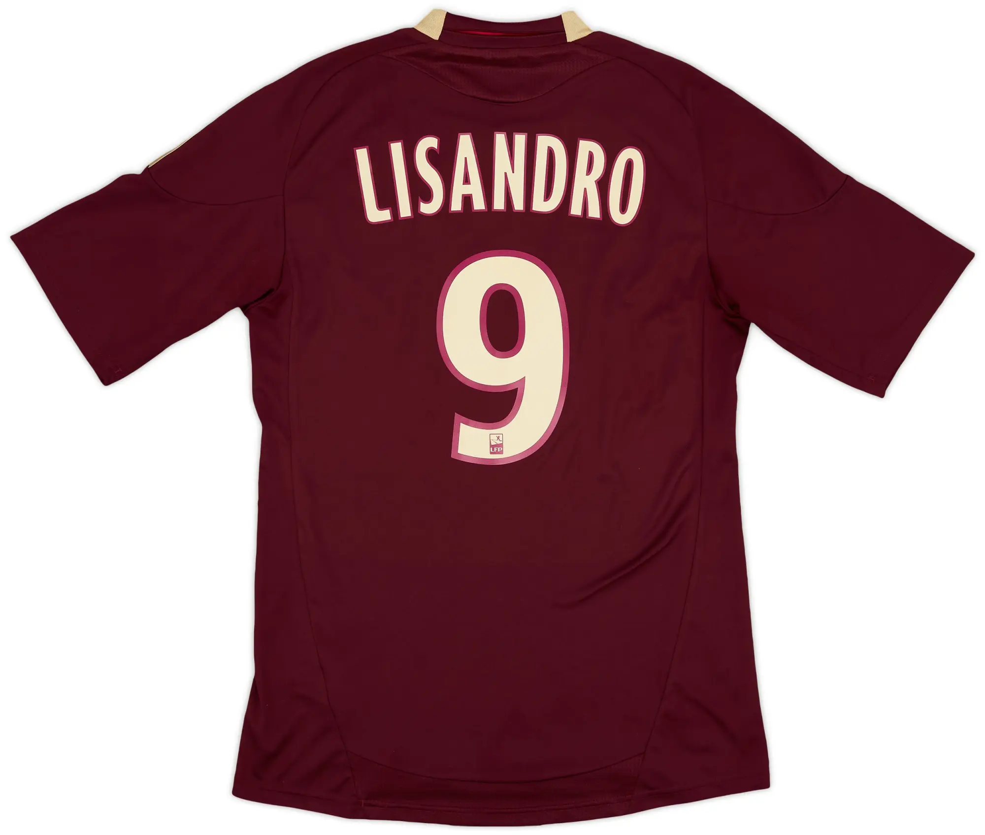 adidas 2010-11 Lyon Away Shirt Lisandro #9 - 7/10 - (S)