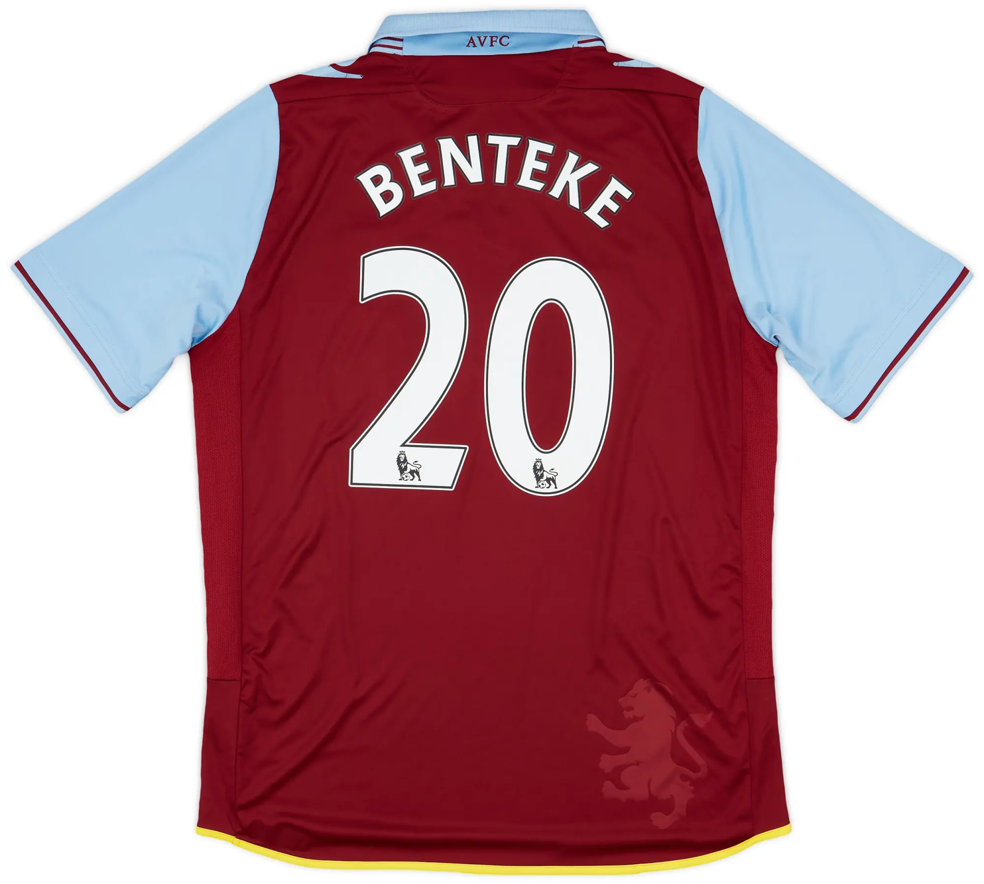 Macron 2012-13 Aston Villa Home Shirt Benteke #20 - 6/10 - (L)