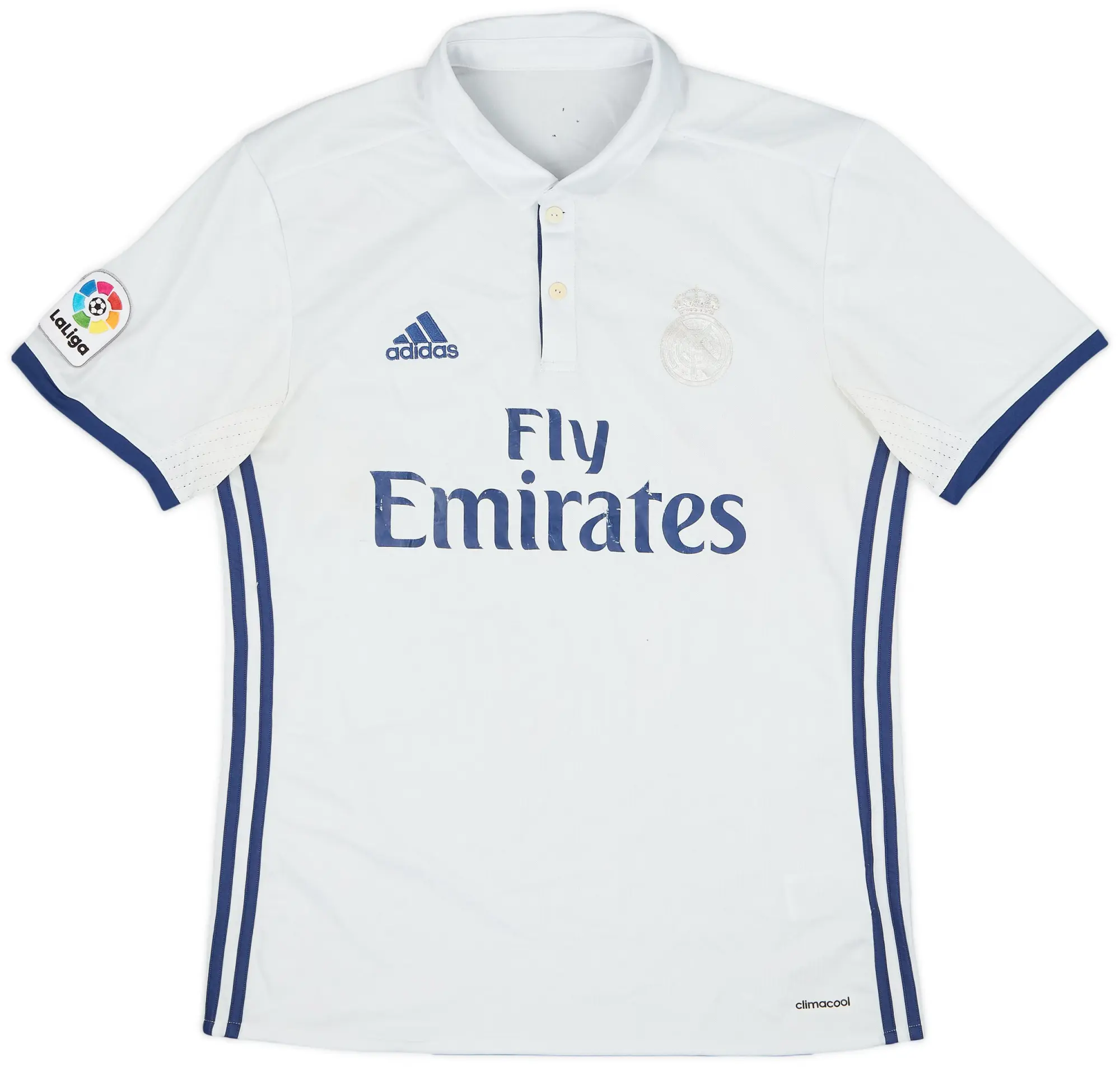 adidas 2016-17 Real Madrid Home Shirt - 4/10 - (M)