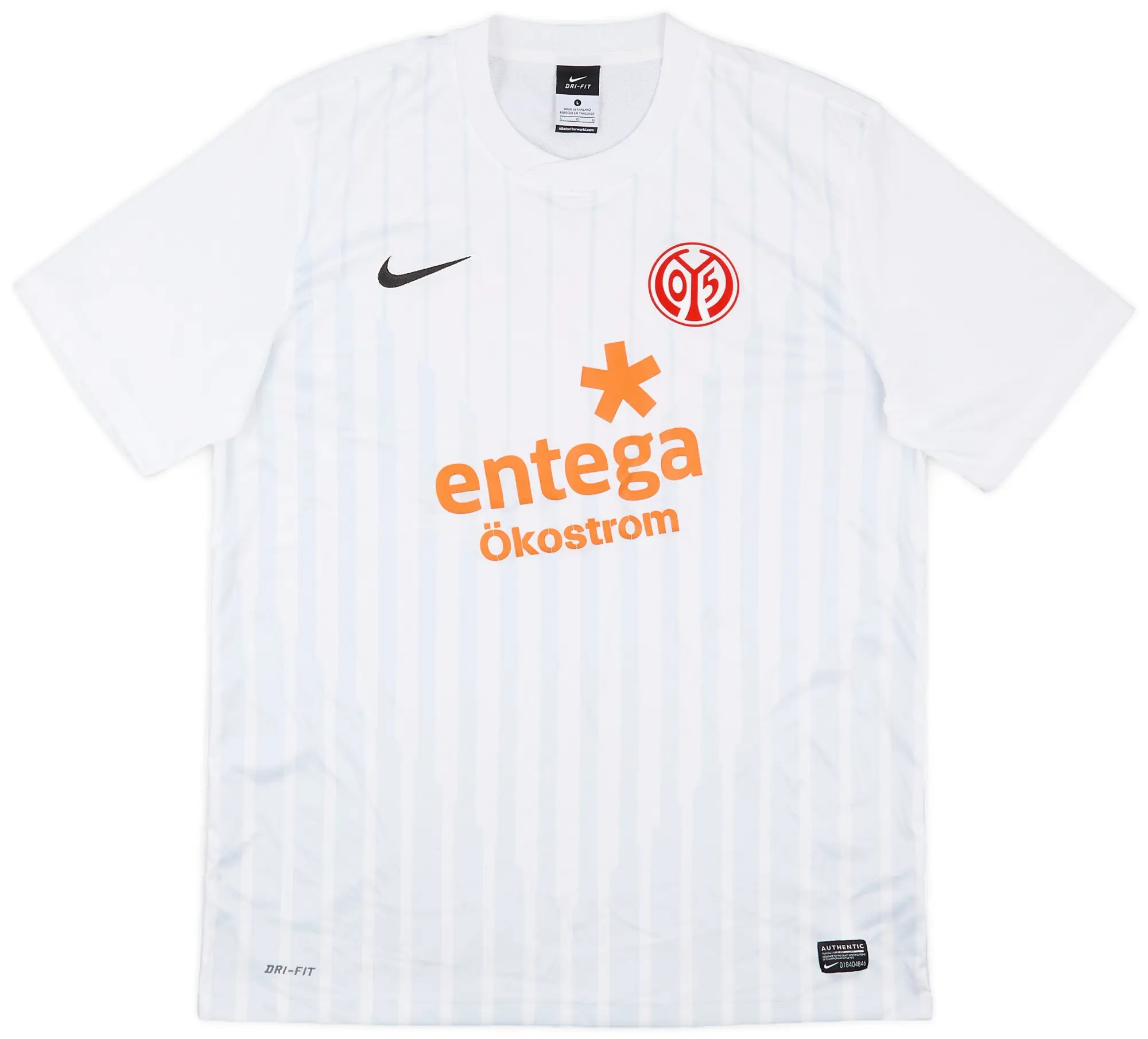 Nike 2011-12 Mainz Staff Issue Away Shirt Albert Gronwald U17 - 8/10 - (L)