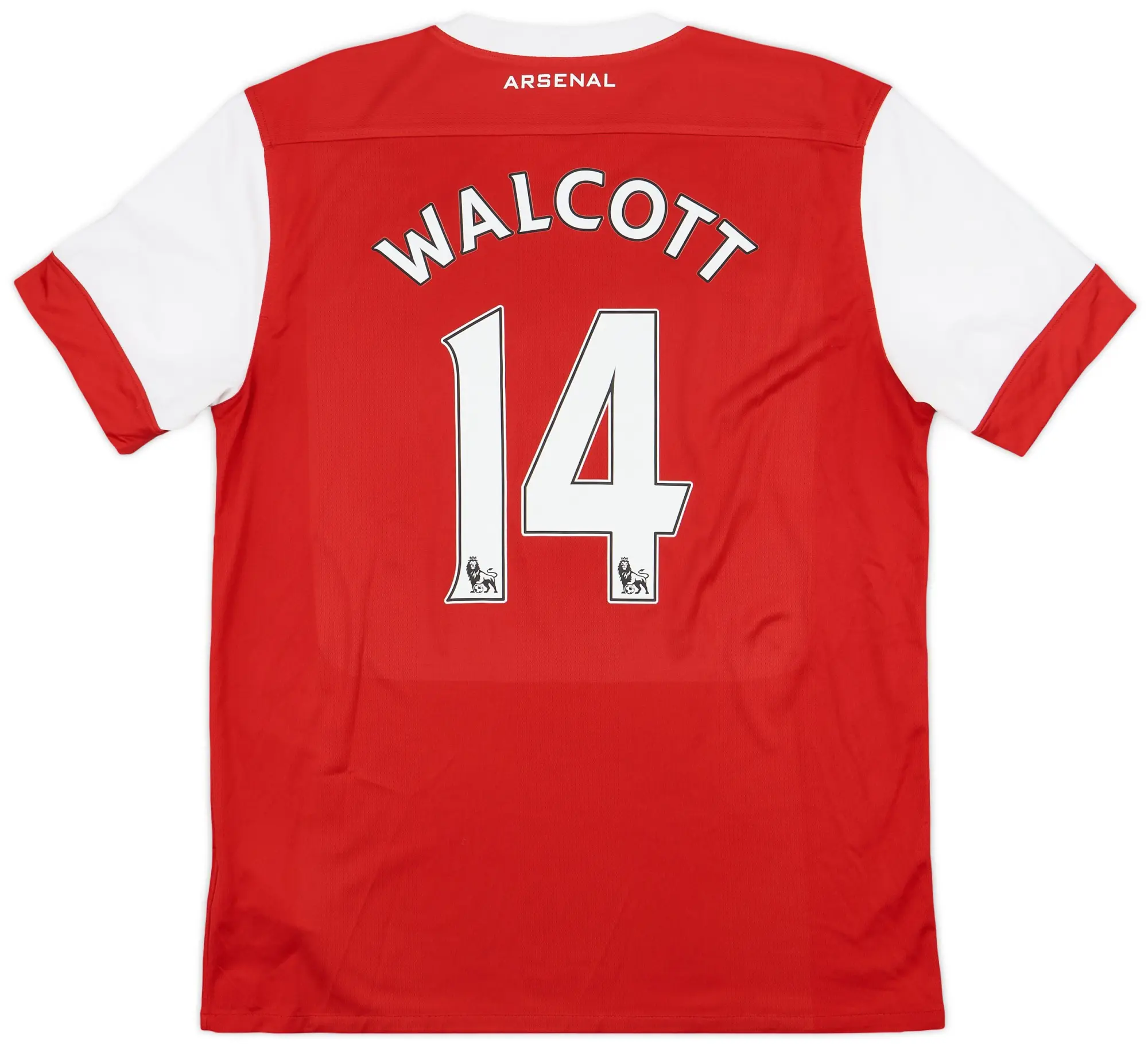 Nike 2010-11 Arsenal Home Shirt Walcott #14 - 6/10 - (L)