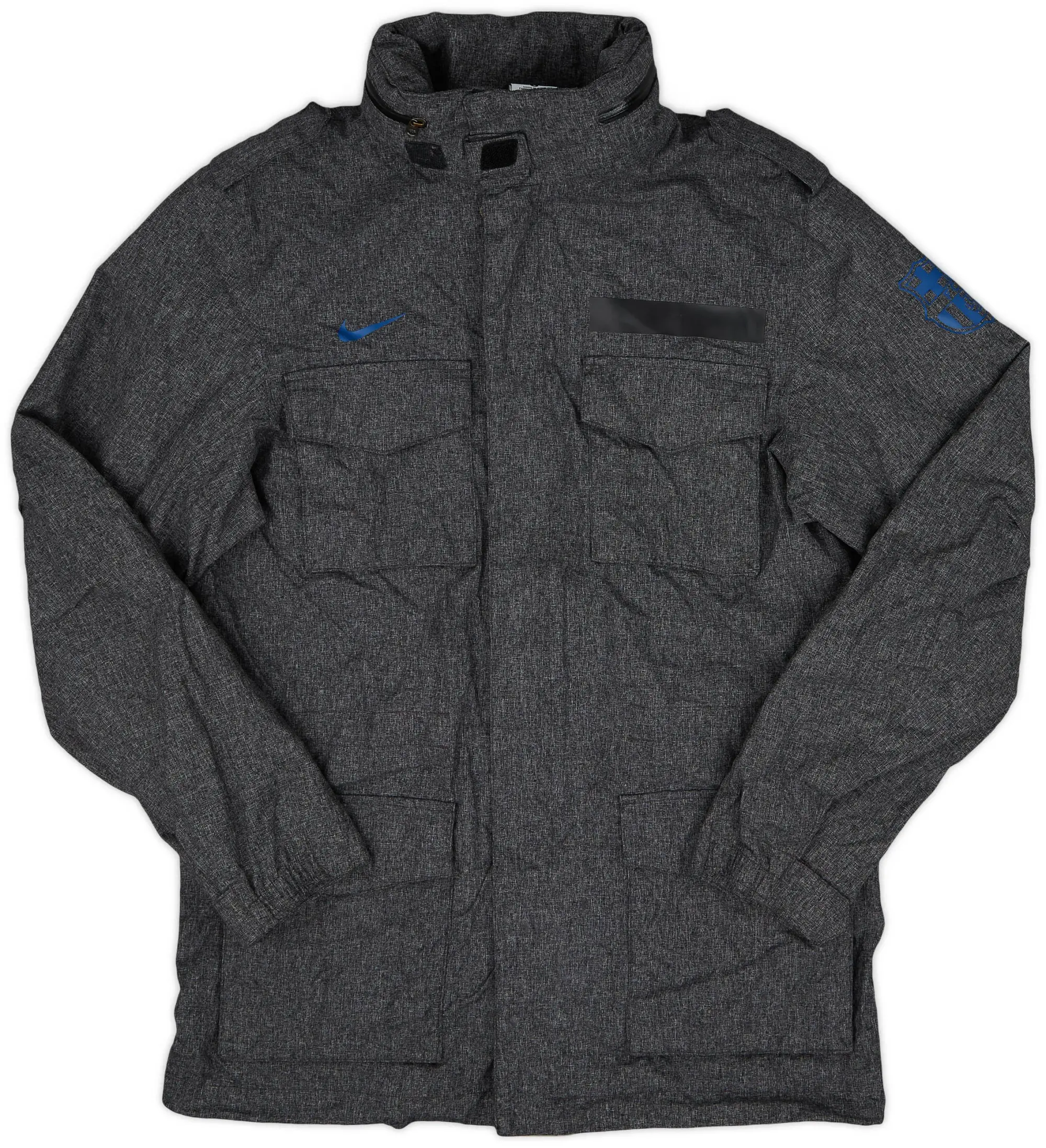 2011-12 Barcelona Nike Hooded Rain Jacket - 10/10 - (S)