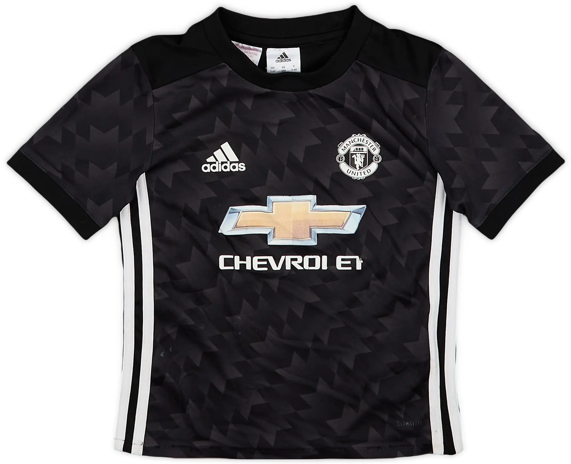 adidas 2017-18 Manchester United Away Shirt - 7/10 - (5-6 Years)