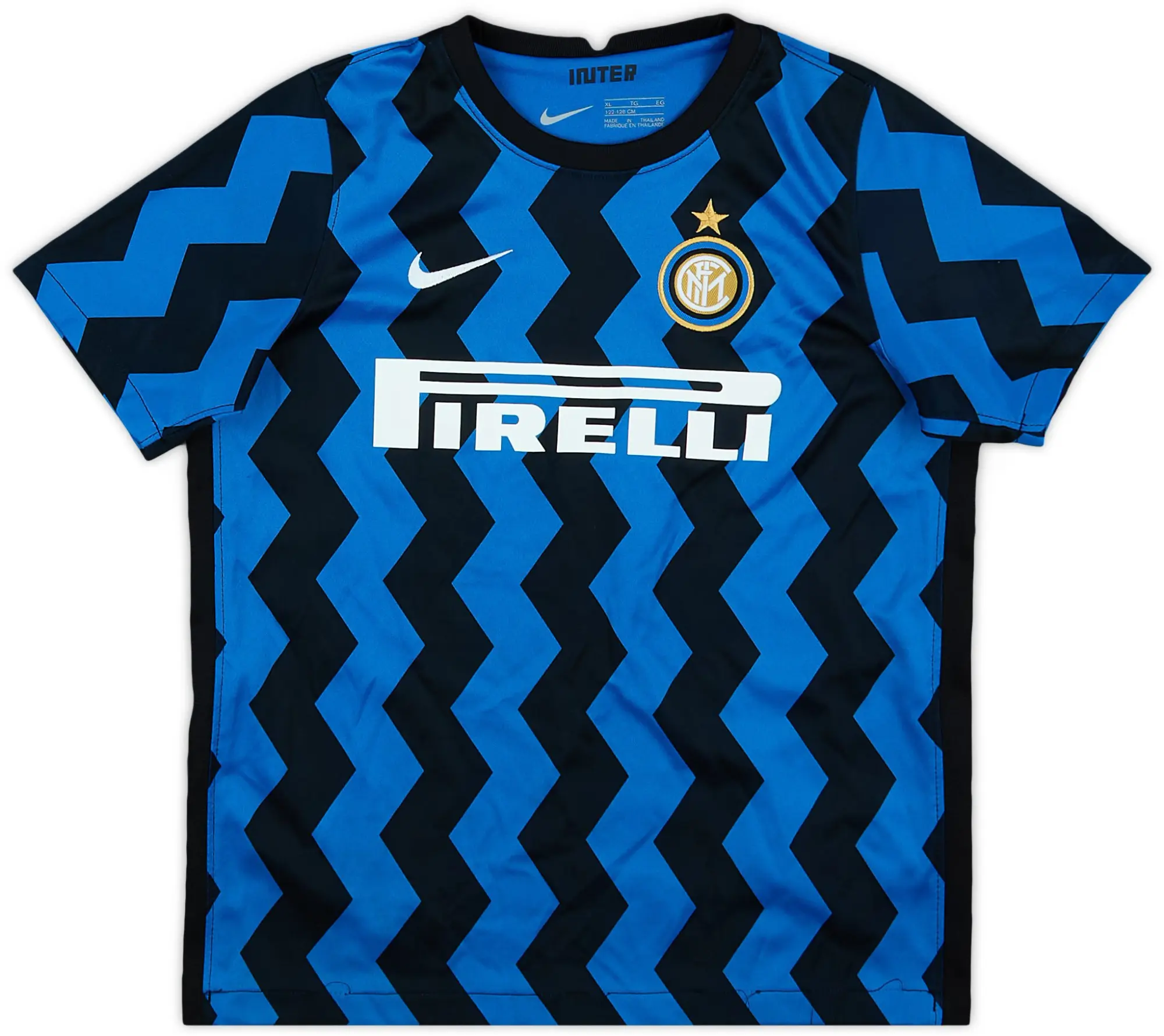 Nike 2020-21 Inter Milan Home Shirt - 8/10 - (6-7 Years)