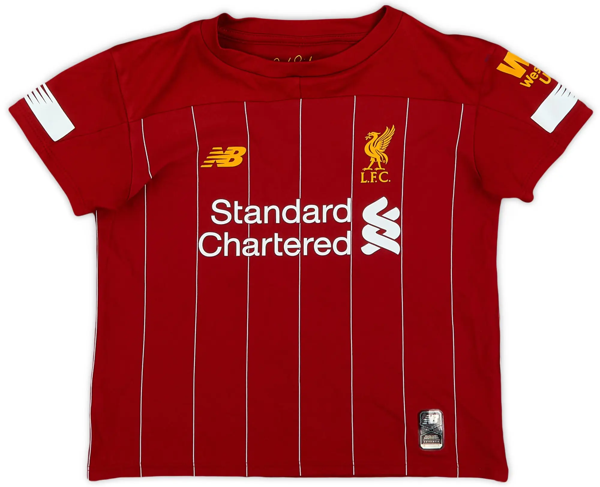 NewBalance 2019-20 Liverpool Home Shirt - 8/10 - (2-3 Years)