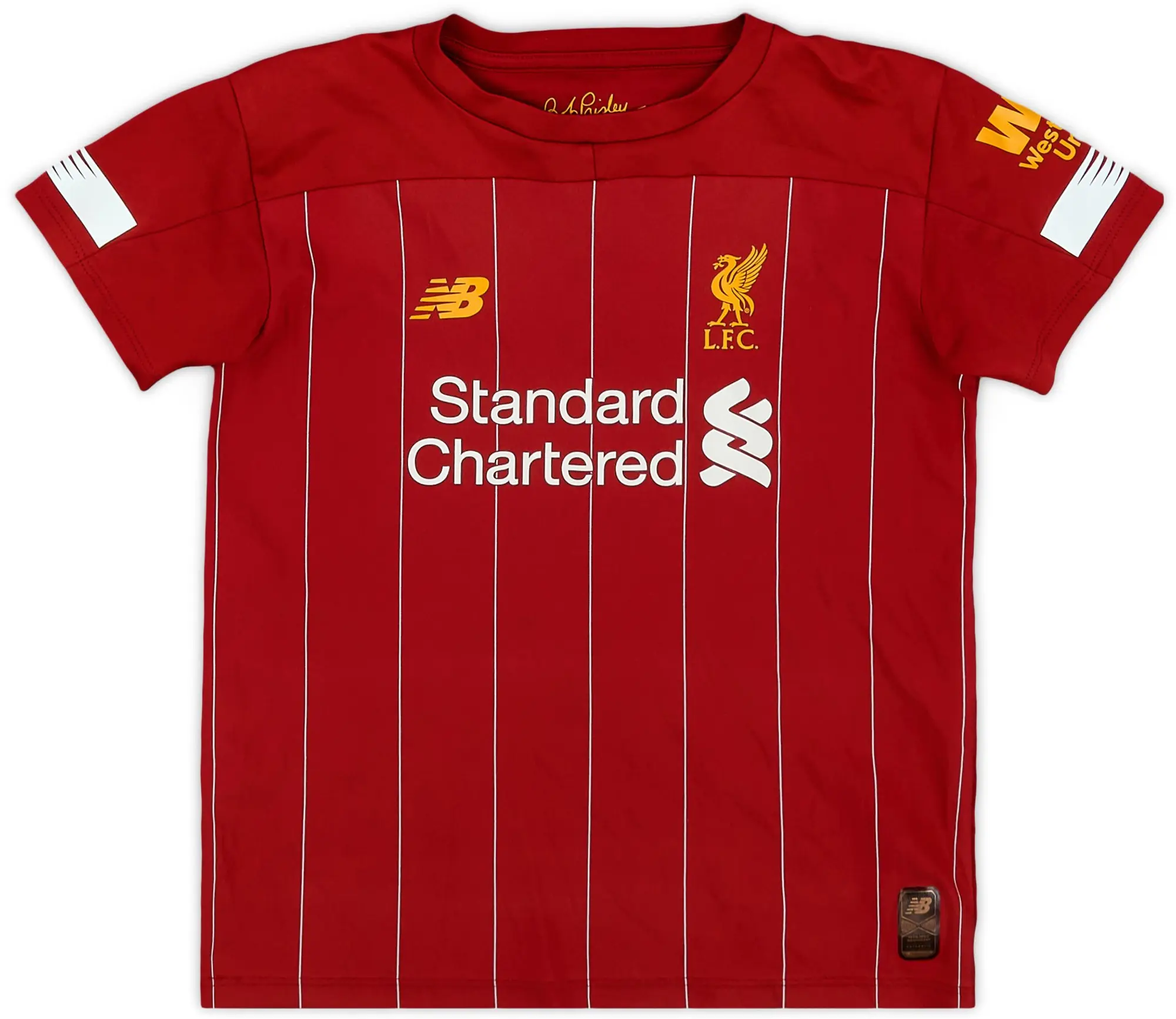 NewBalance 2019-20 Liverpool Home Shirt - 9/10 - (4-5 Years)