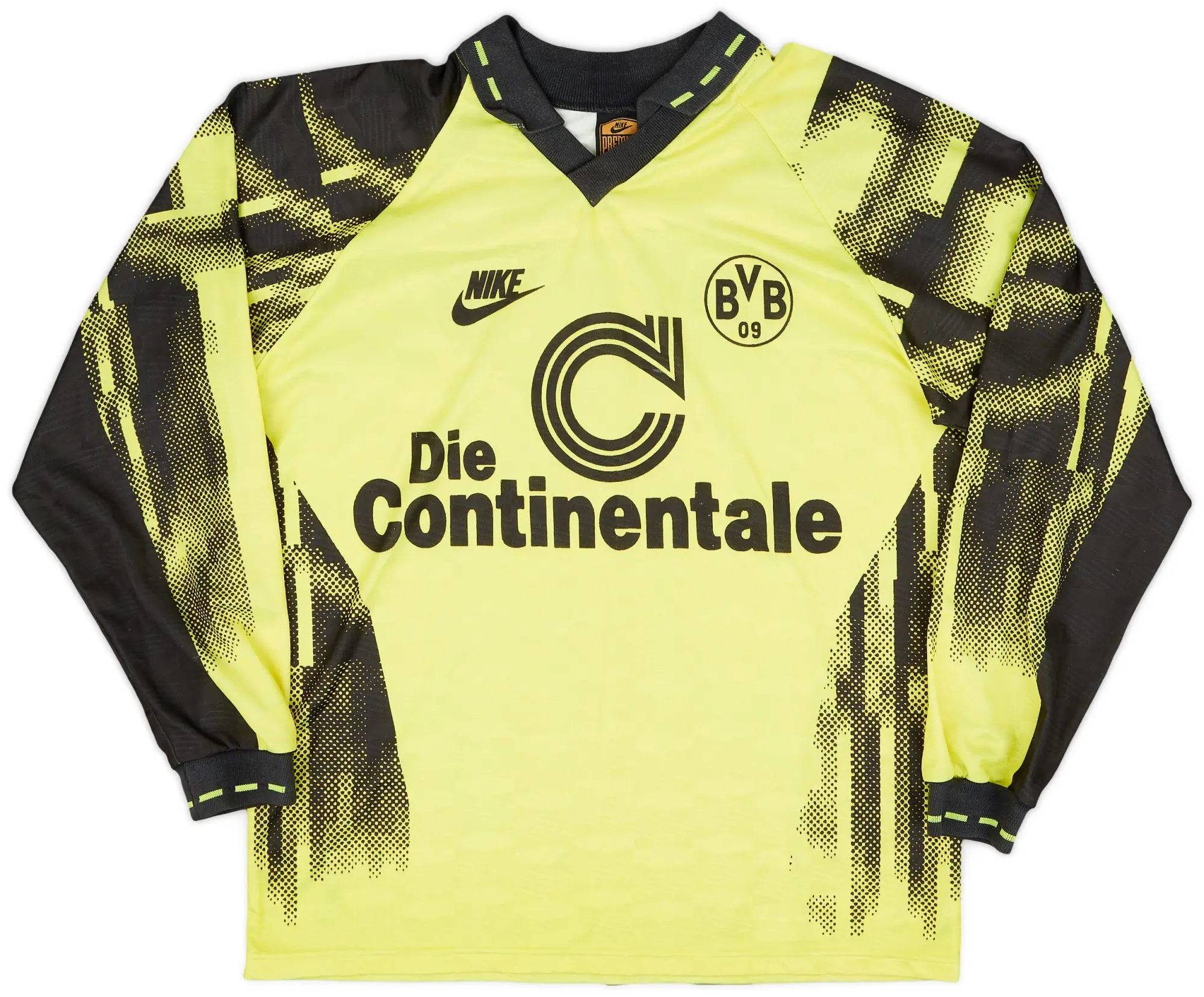 Nike 1993-94 Borussia Dortmund Home L/S Shirt - 9/10 - (M)