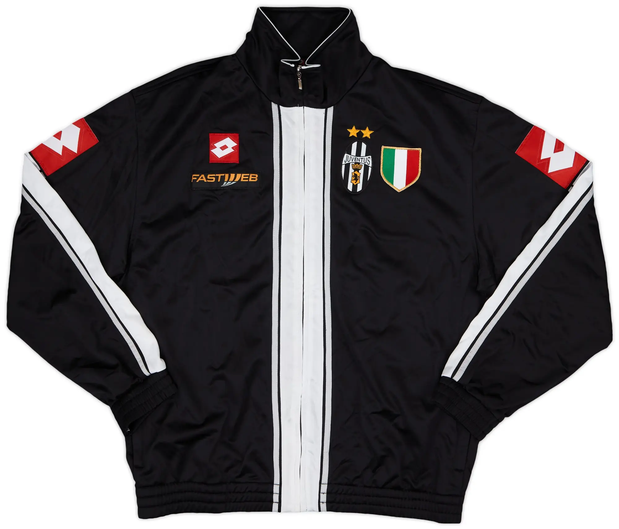 2001-02 Juventus Lotto Track Jacket - 10/10 - (XL)