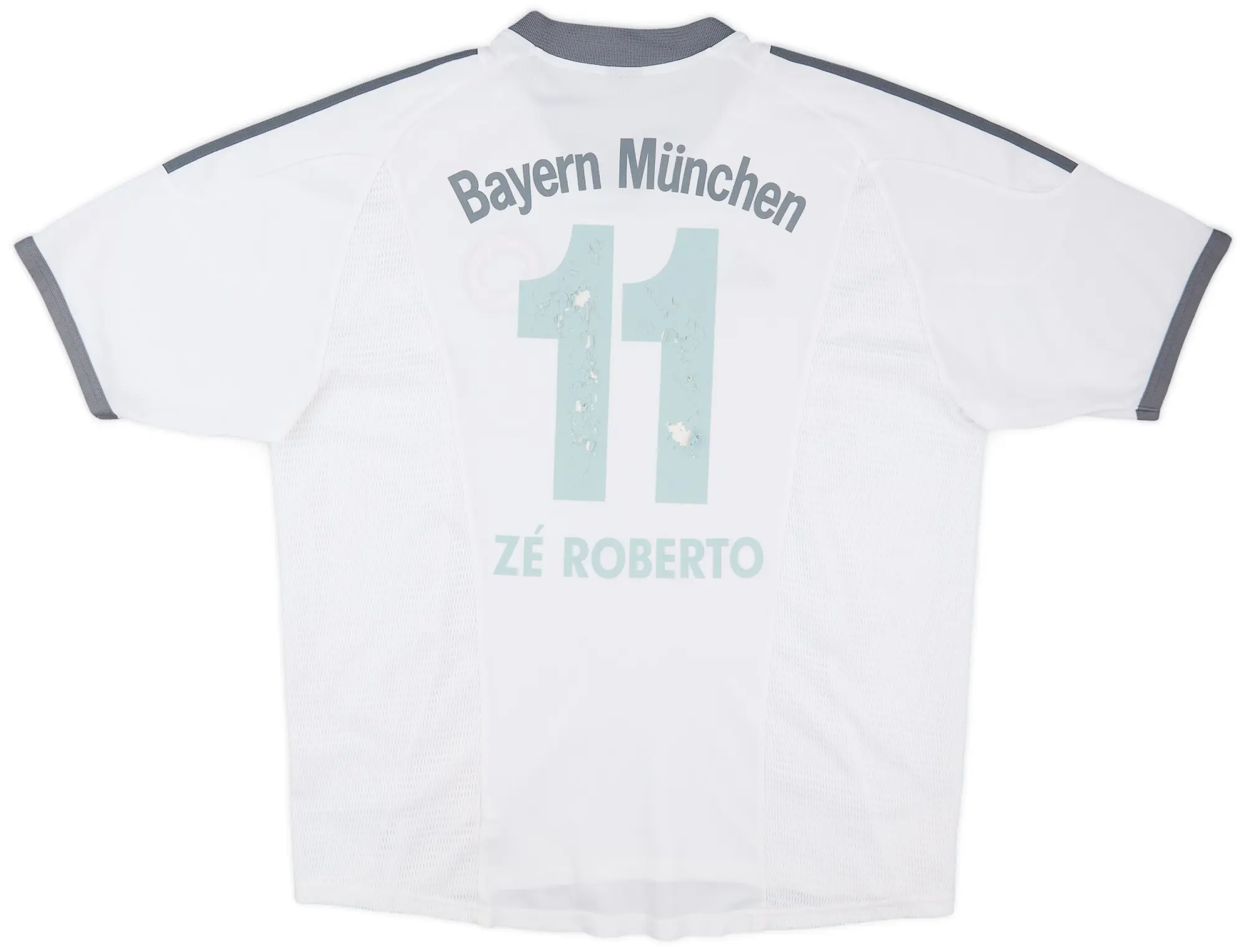 adidas 2002-03 Bayern Munich Away Shirt Ze Roberto #11 - 4/10 - (XXL)