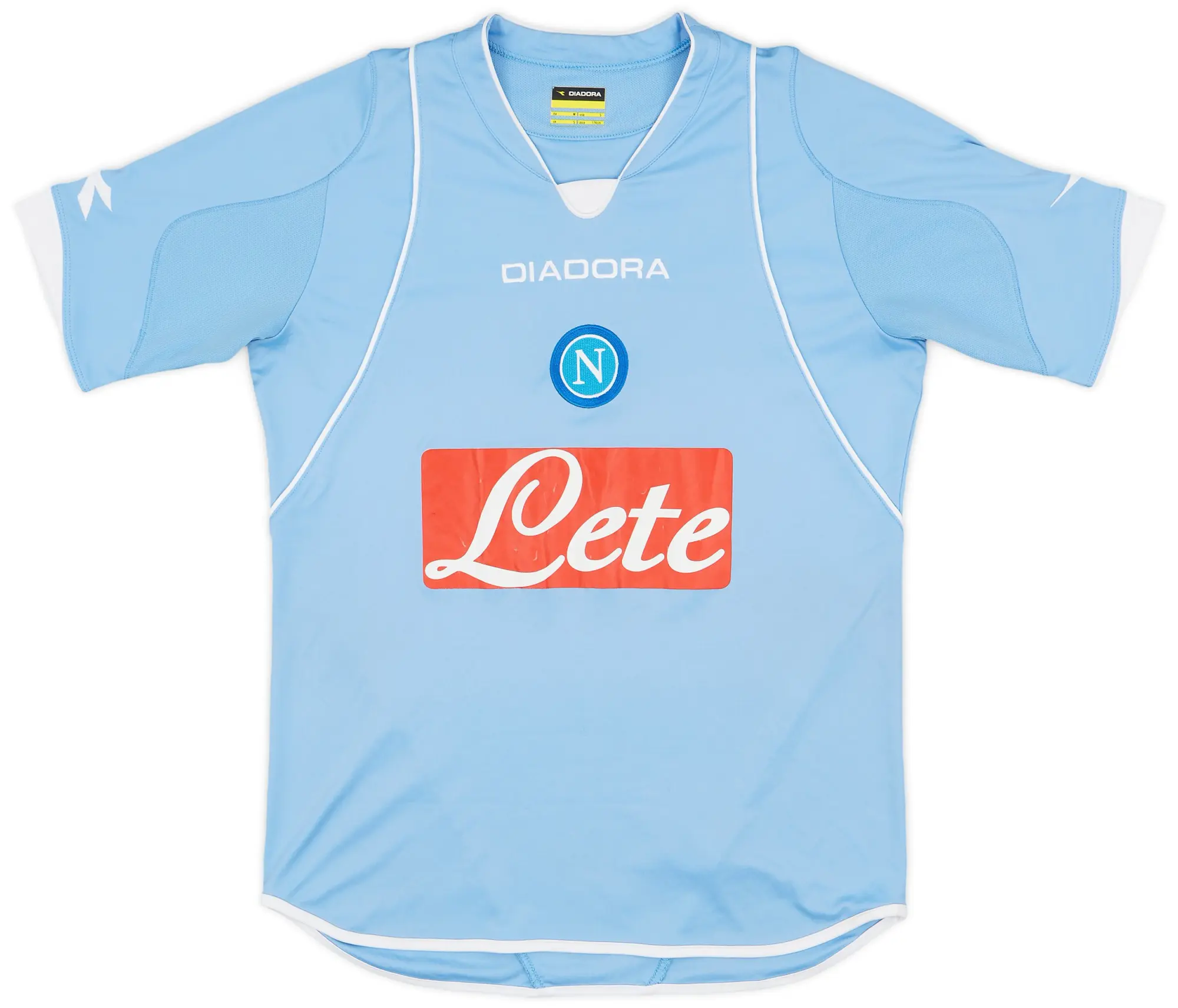 Diadora 2007-08 Napoli Home Shirt - 9/10 - (S)