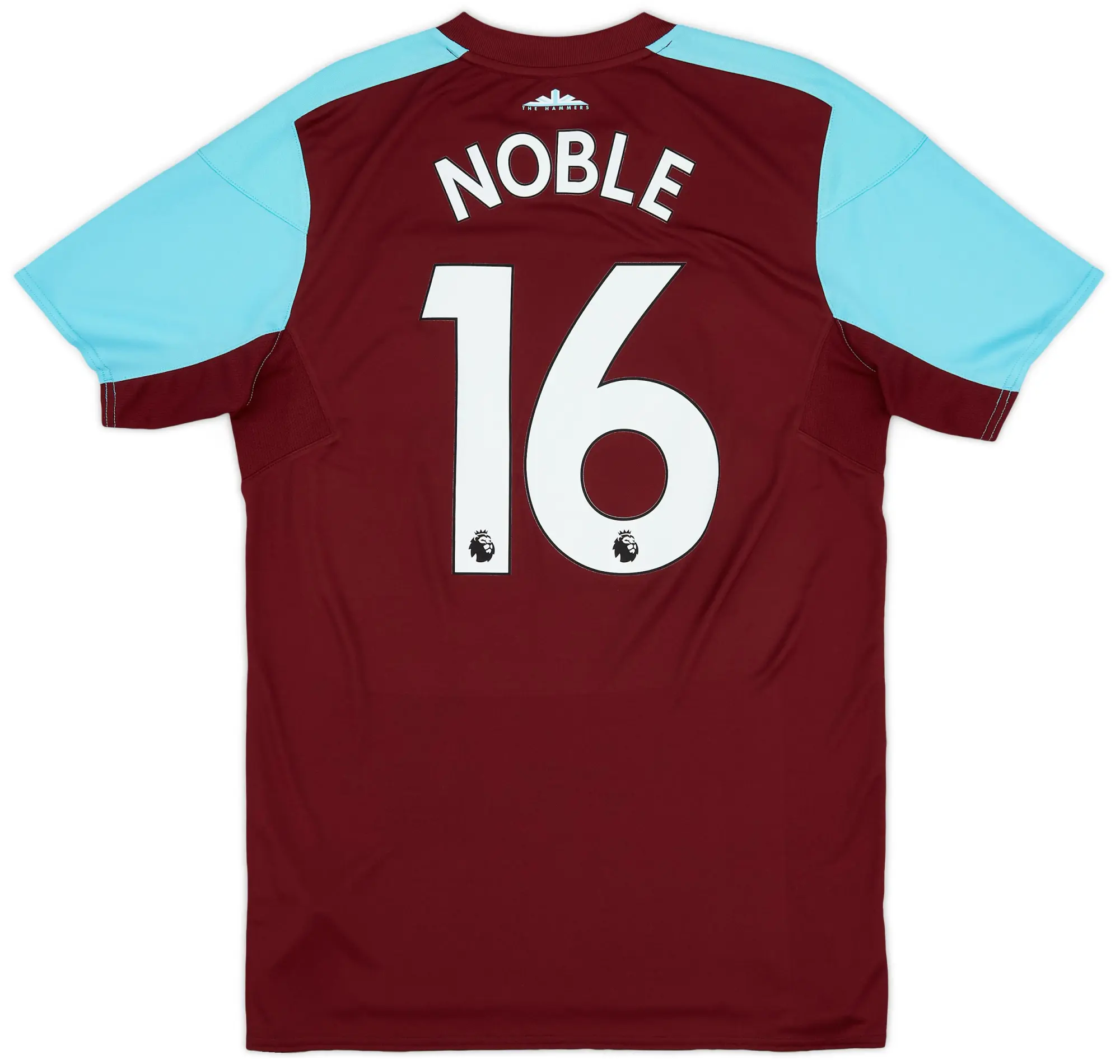 Umbro 2017-18 West Ham Home Shirt Noble #16 - 8/10 - (M)