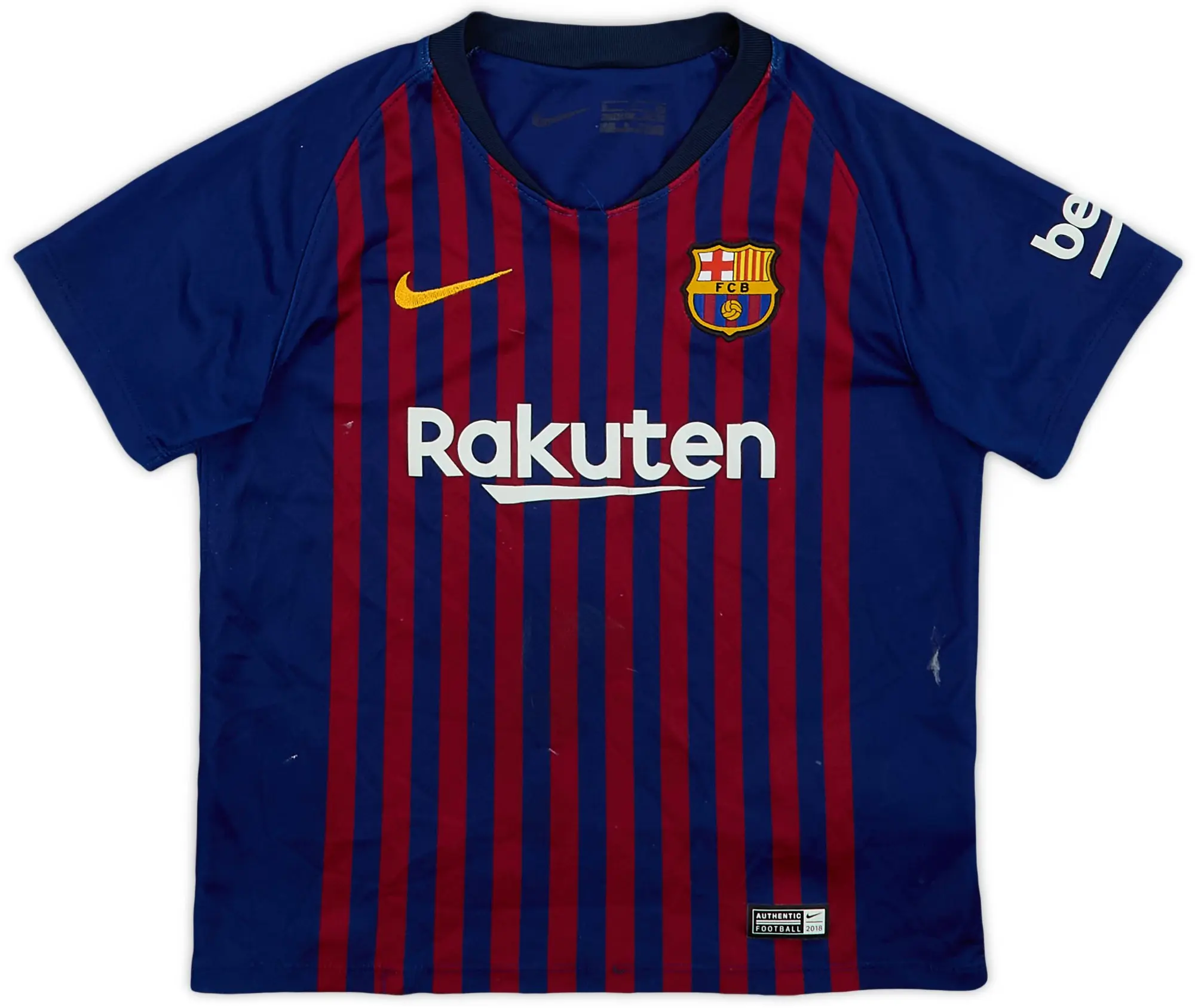 Nike 2018-19 Barcelona Home Shirt - 5/10 - (S.Boys)