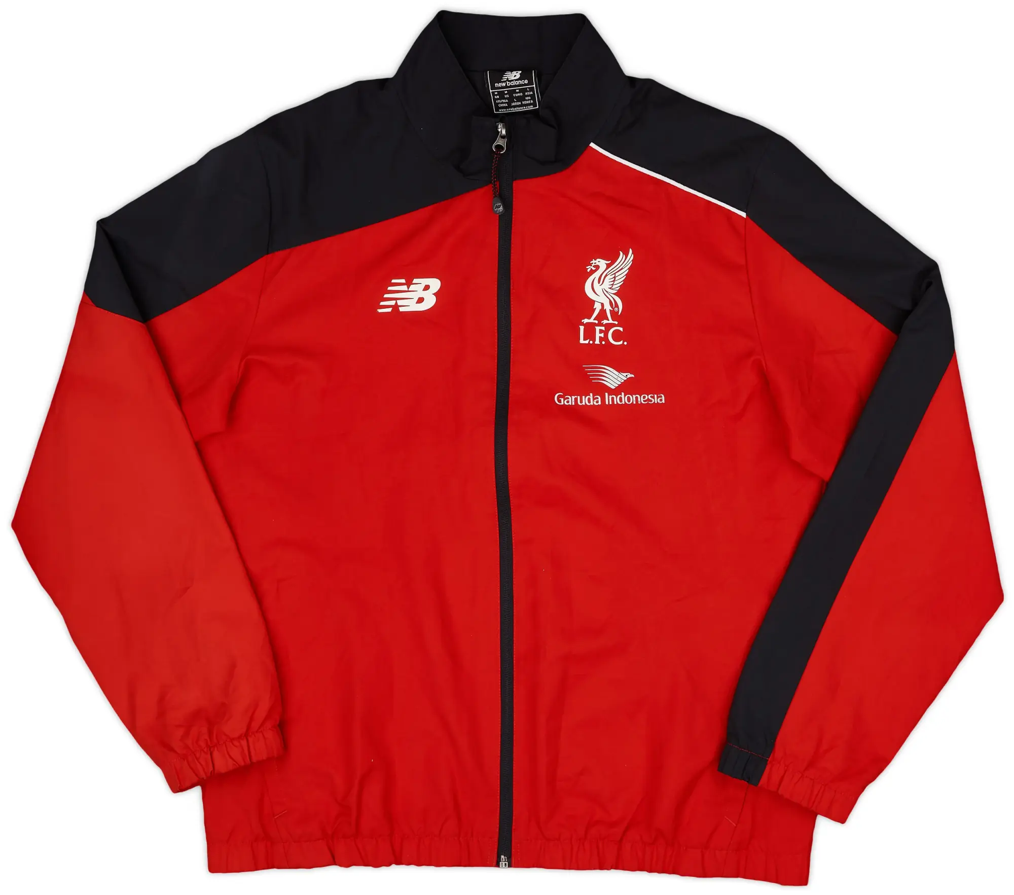 2015-16 Liverpool New Balance Track Jacket - 7/10 - (M)