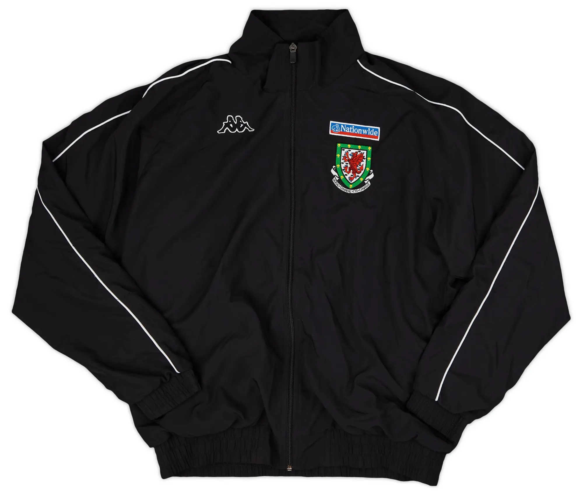 2007-08 Wales Kappa Track Jacket - 9/10 - (M)