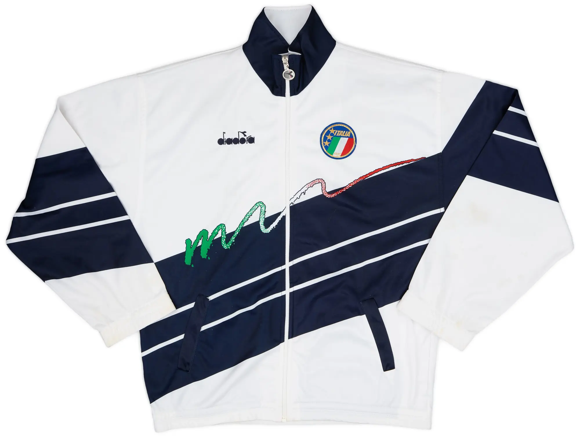 1990 Italy Diadora Track Jacket - 7/10 - (XL)