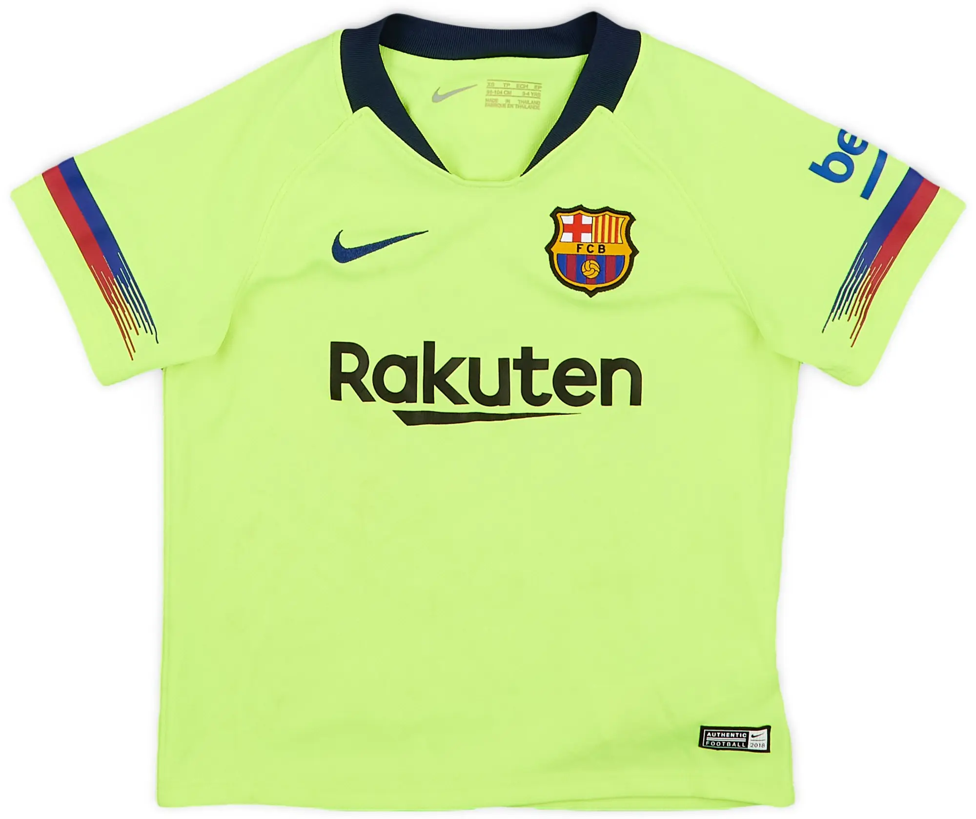 Nike 2018-19 Barcelona Away Shirt - 6/10 - (3-4 Years)