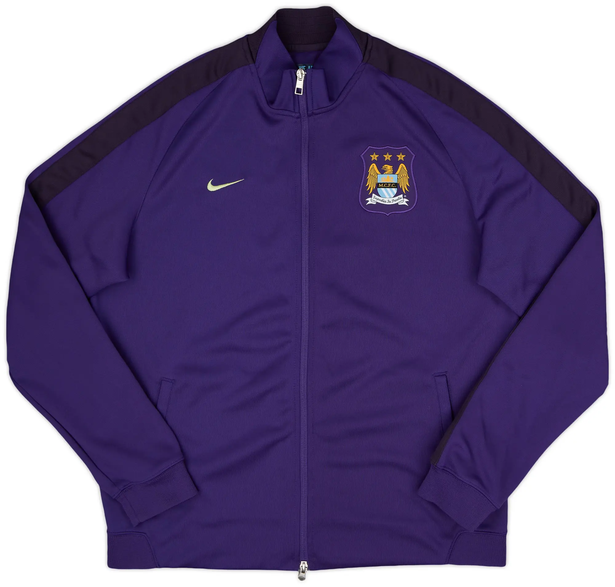 2014-15 Manchester City Nike Track Jacket - 10/10 - (XL)