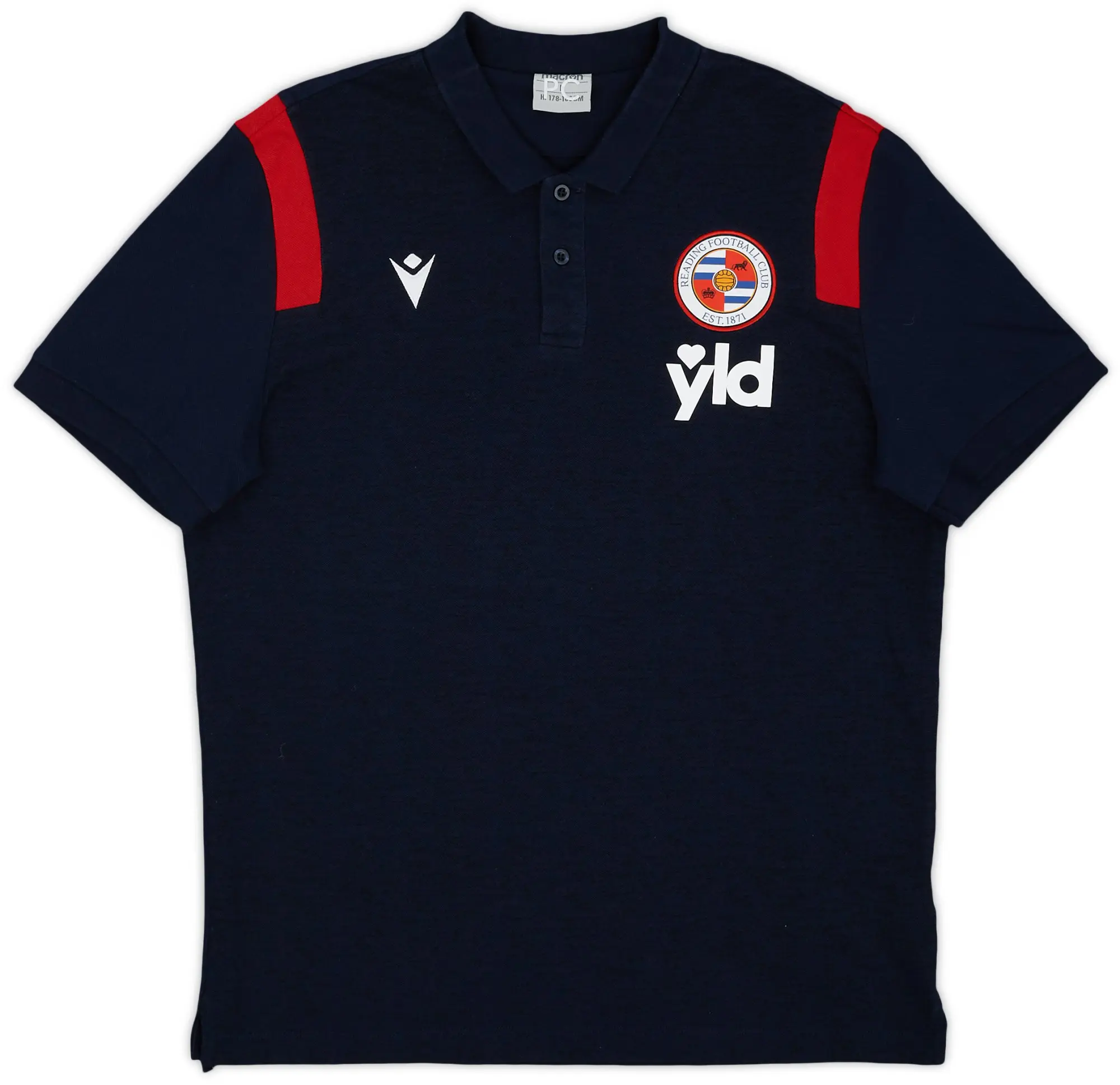 2020-21 Reading Staff Issue Macron Polo Shirt PC - 9/10 - (L)