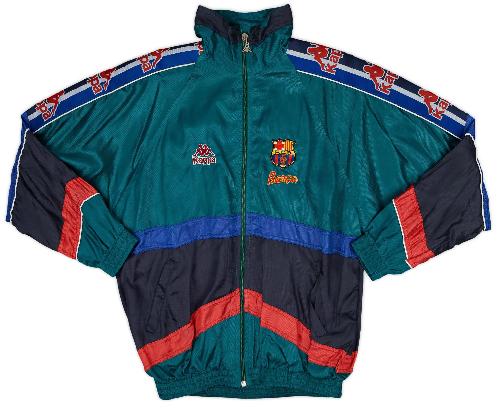 1995-97 Barcelona Kappa Track Jacket - 9/10 - (XL)