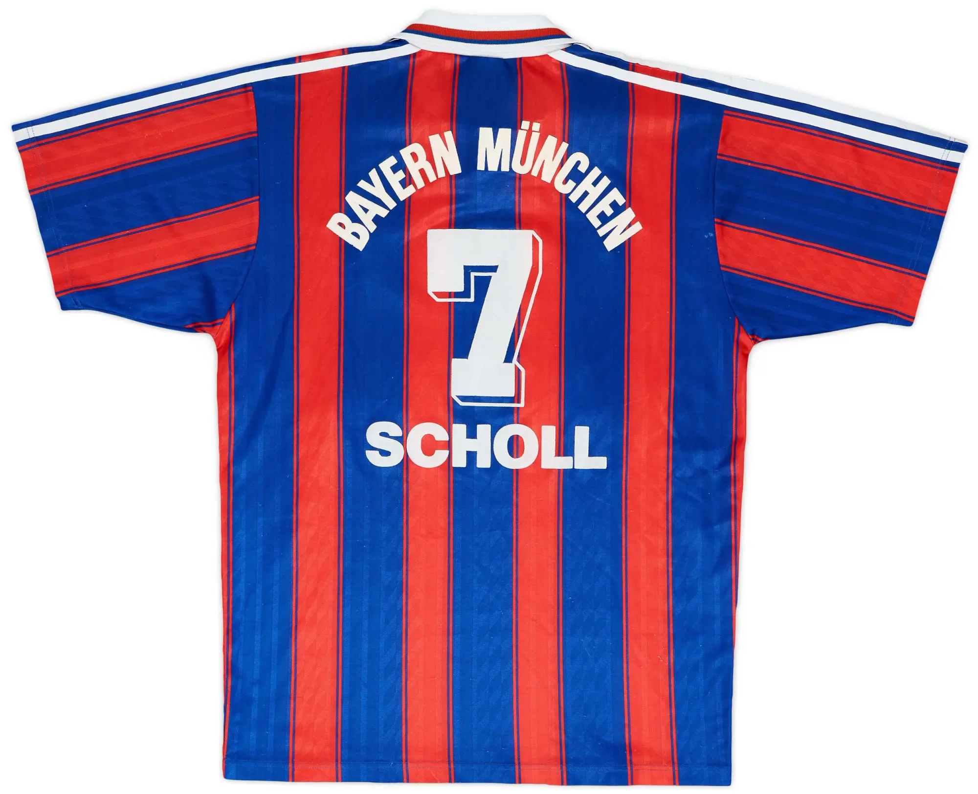 adidas 1995-97 Bayern Munich Home Shirt Scholl #7 - 7/10 - (S)