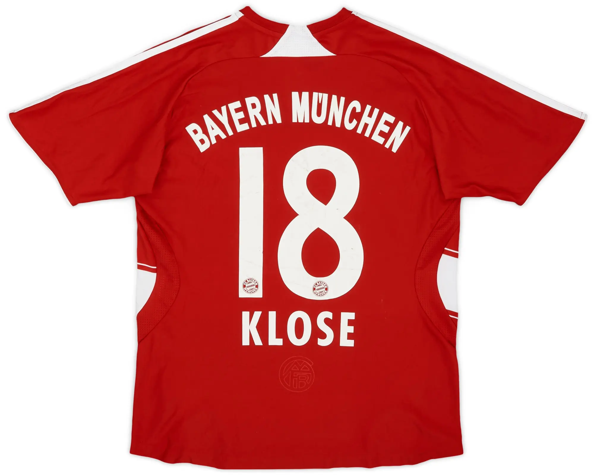 adidas 2007-08 Bayern Munich Home Shirt Klose #18 - 5/10 - (L.Boys)