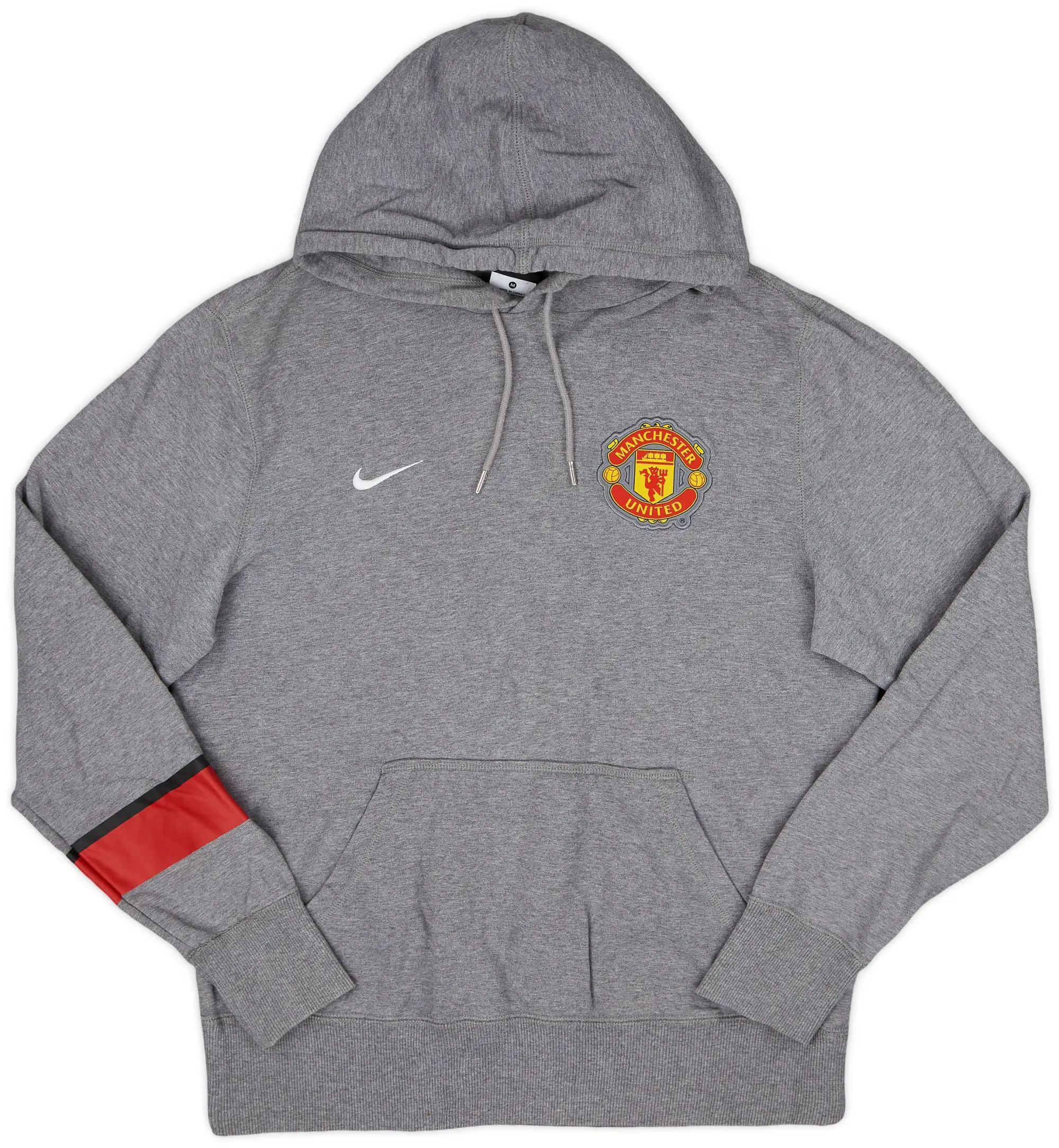 2012-13 Manchester United Nike Hooded Sweat Top - 8/10 - (M)