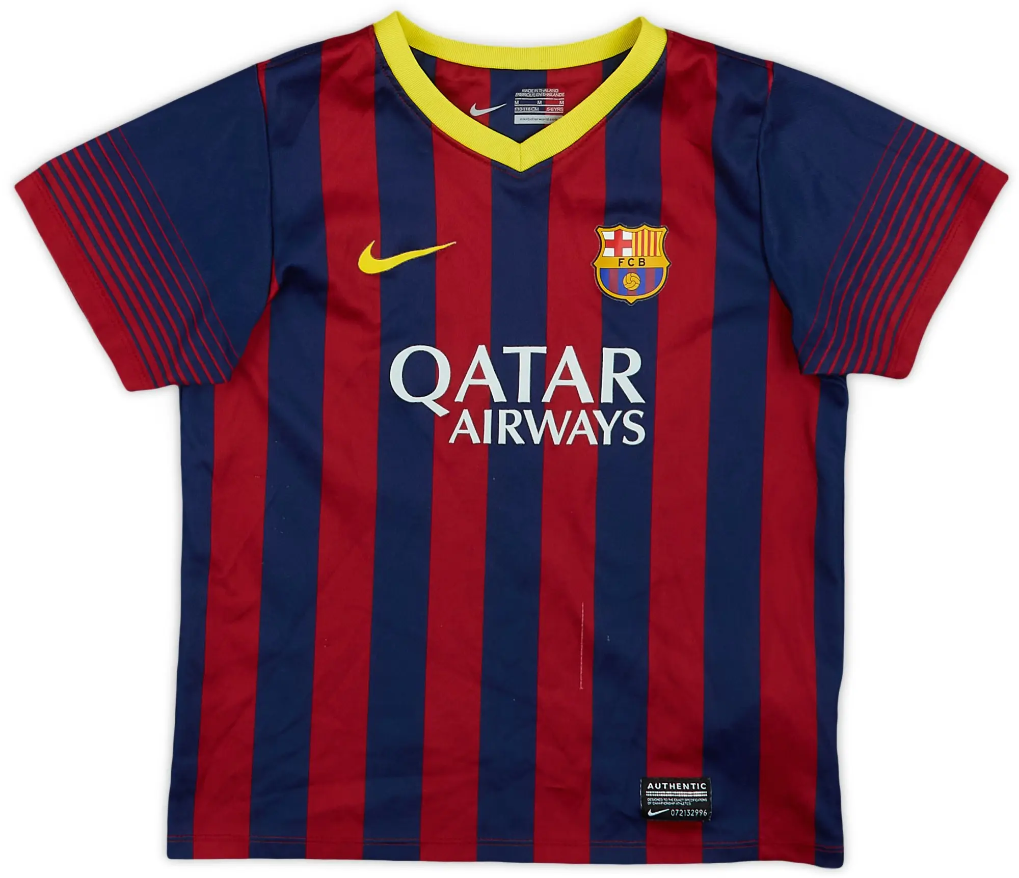 Nike 2013-14 Barcelona Home Shirt - 7/10 - (5-6 Years)