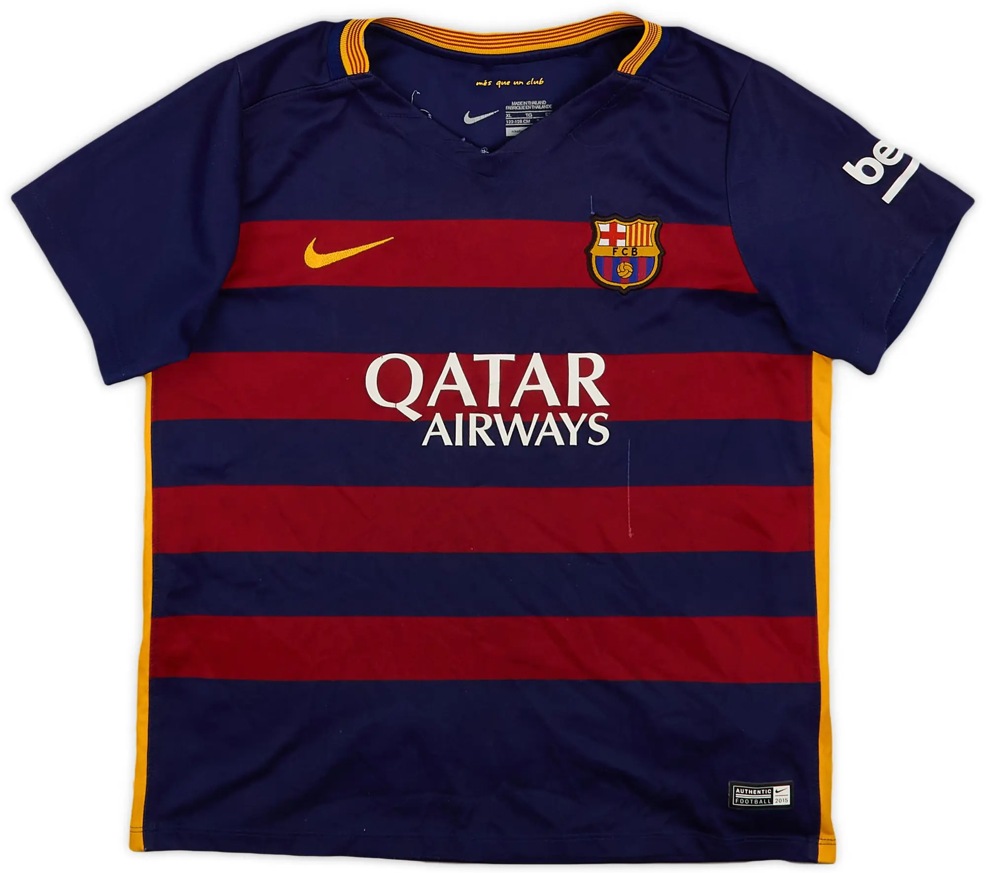 Nike 2015-16 Barcelona Home Shirt - 5/10 - (7-8 Years)