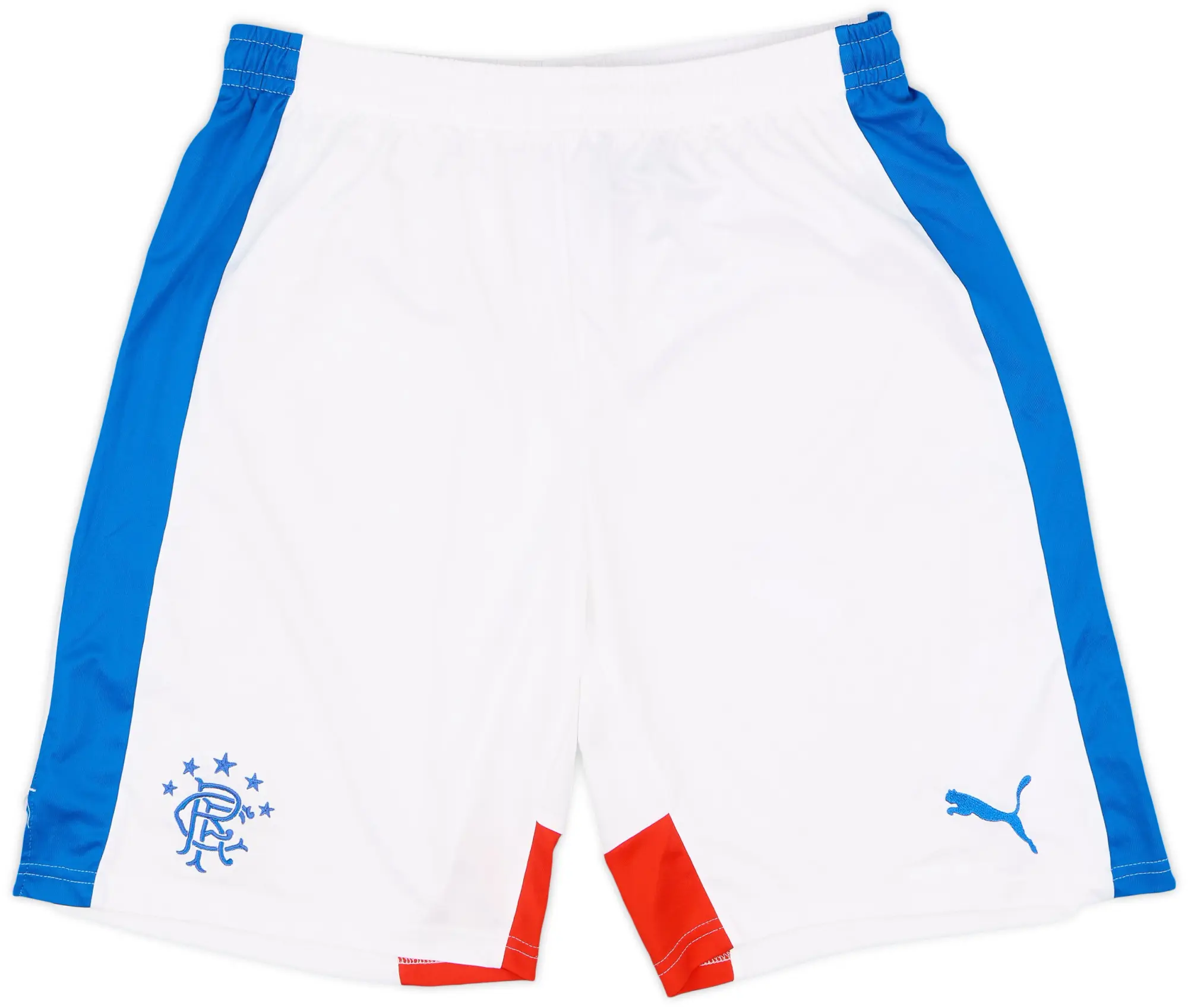 Puma 2015-16 Rangers Home Shorts - 6/10 - (L)