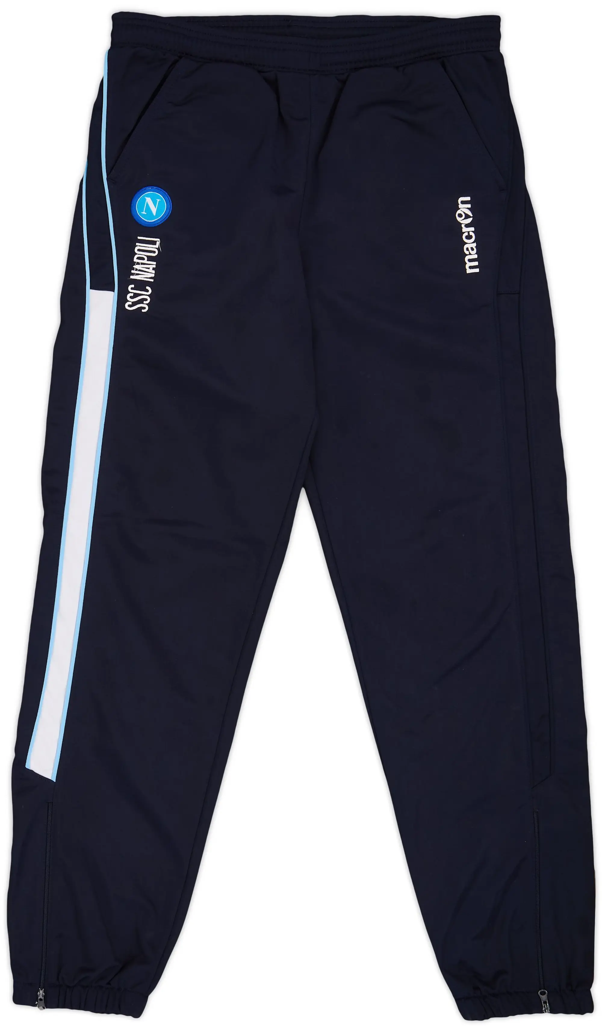 2011-12 Napoli Macron Track Pants/Bottoms - 5/10 - (XL.Boys)