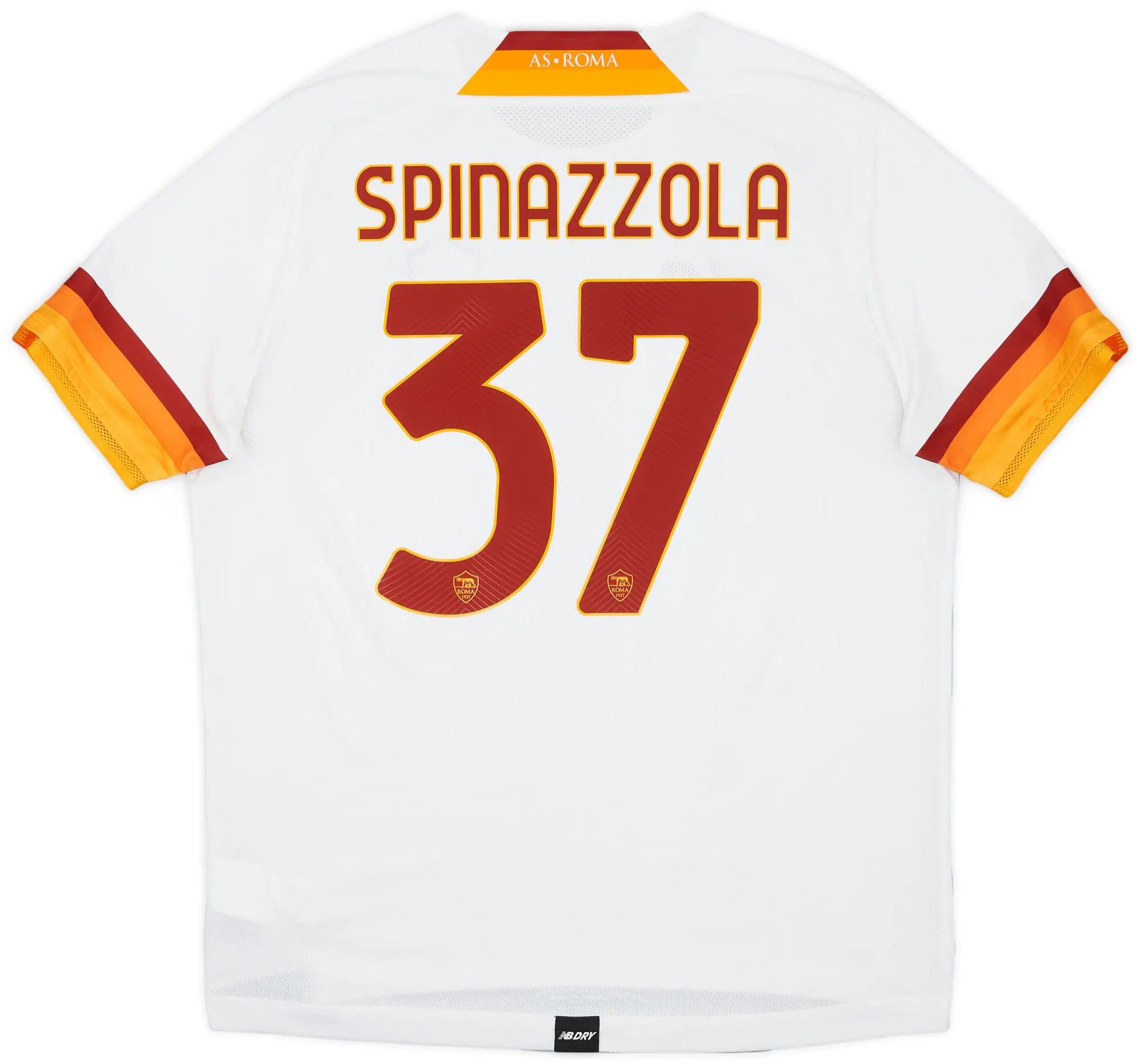 NewBalance 2021-22 Roma Away Shirt Spinazzola #37 - 6/10 - (XL)