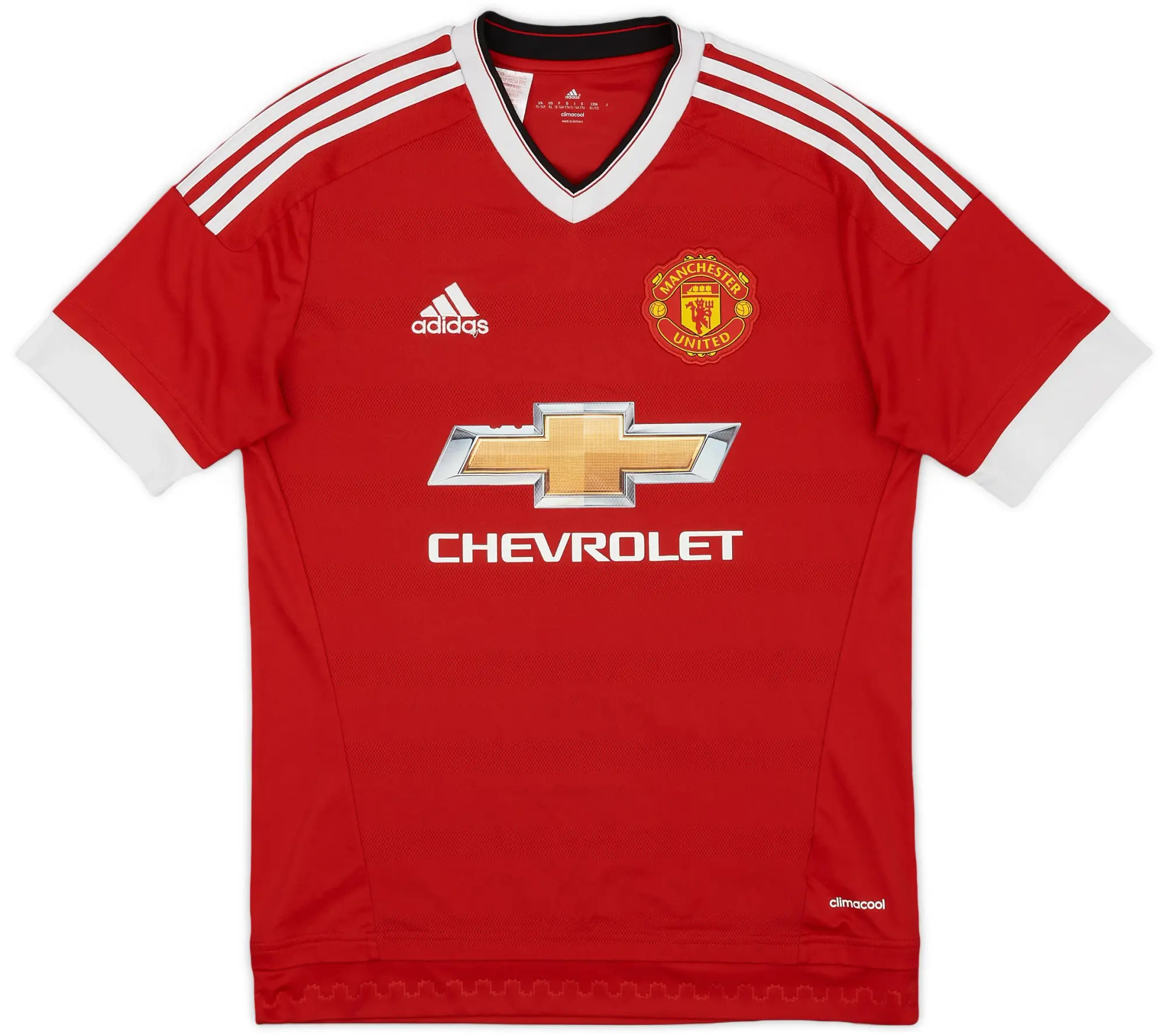 adidas 2015-16 Manchester United Home Shirt - 6/10 - (XL.Boys)