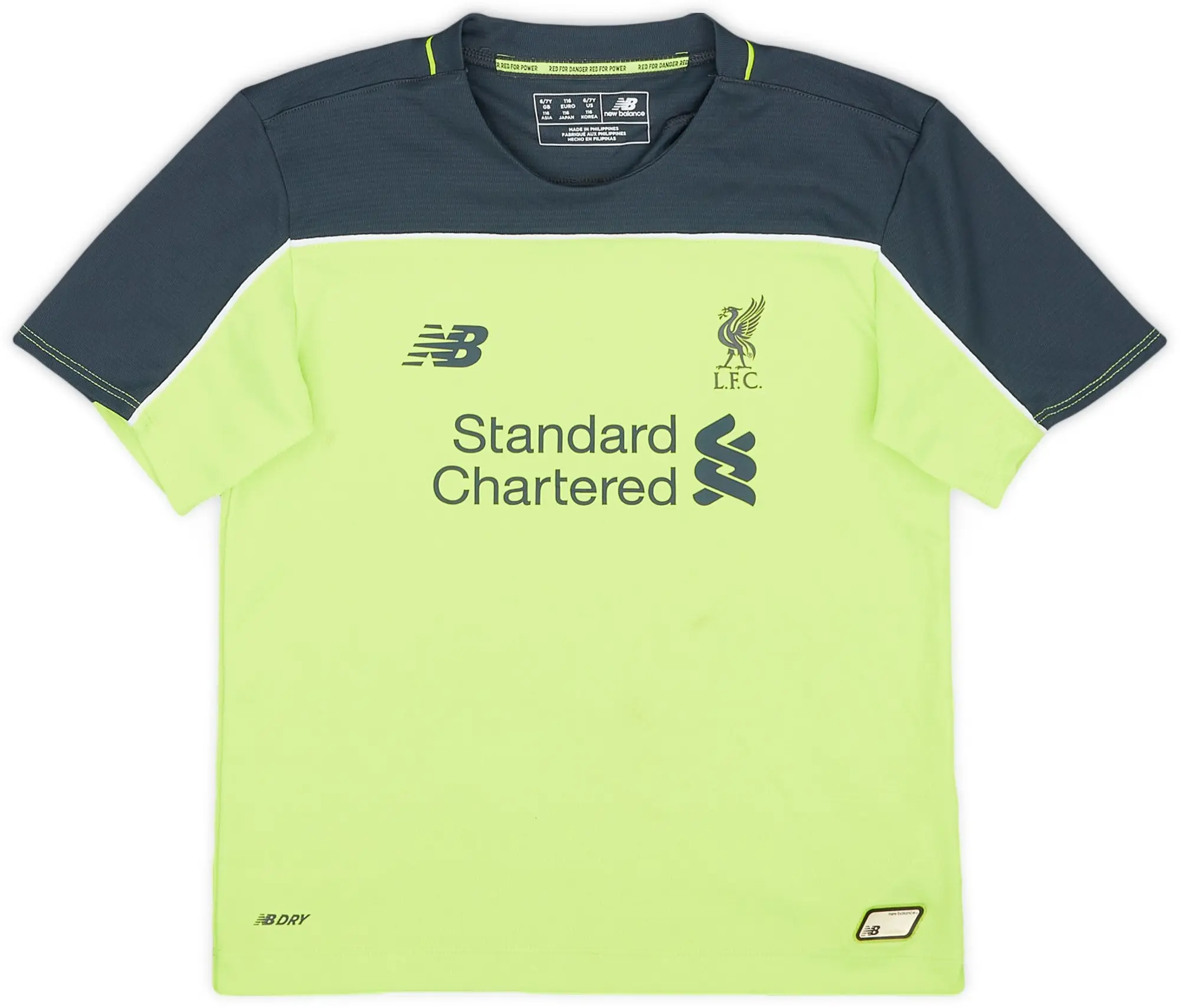 NewBalance 2016-17 Liverpool Third Shirt - 7/10 - (6-7 Years)