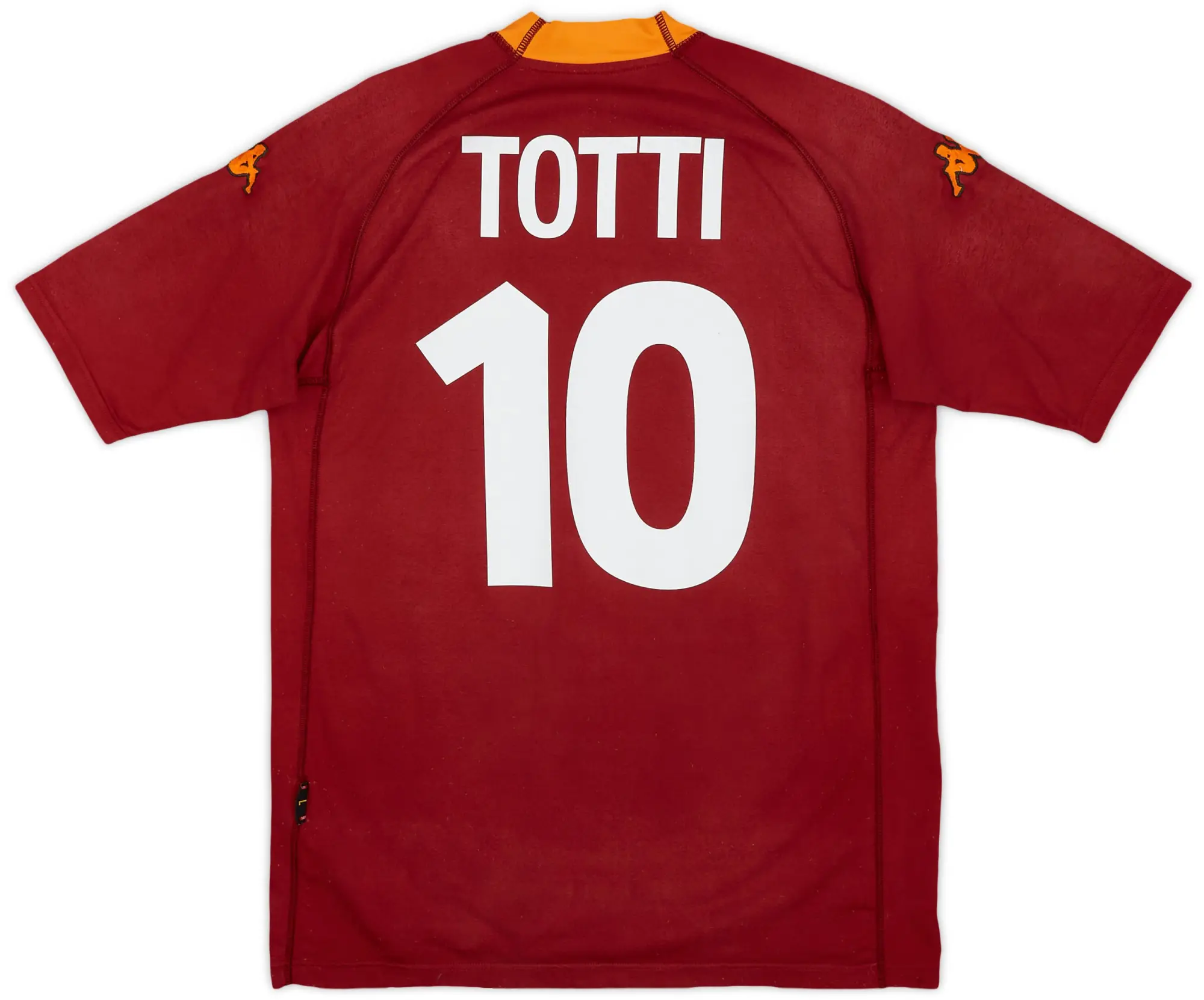 Kappa 2000-01 Roma Home Shirt Totti #10 - 6/10 - (L)