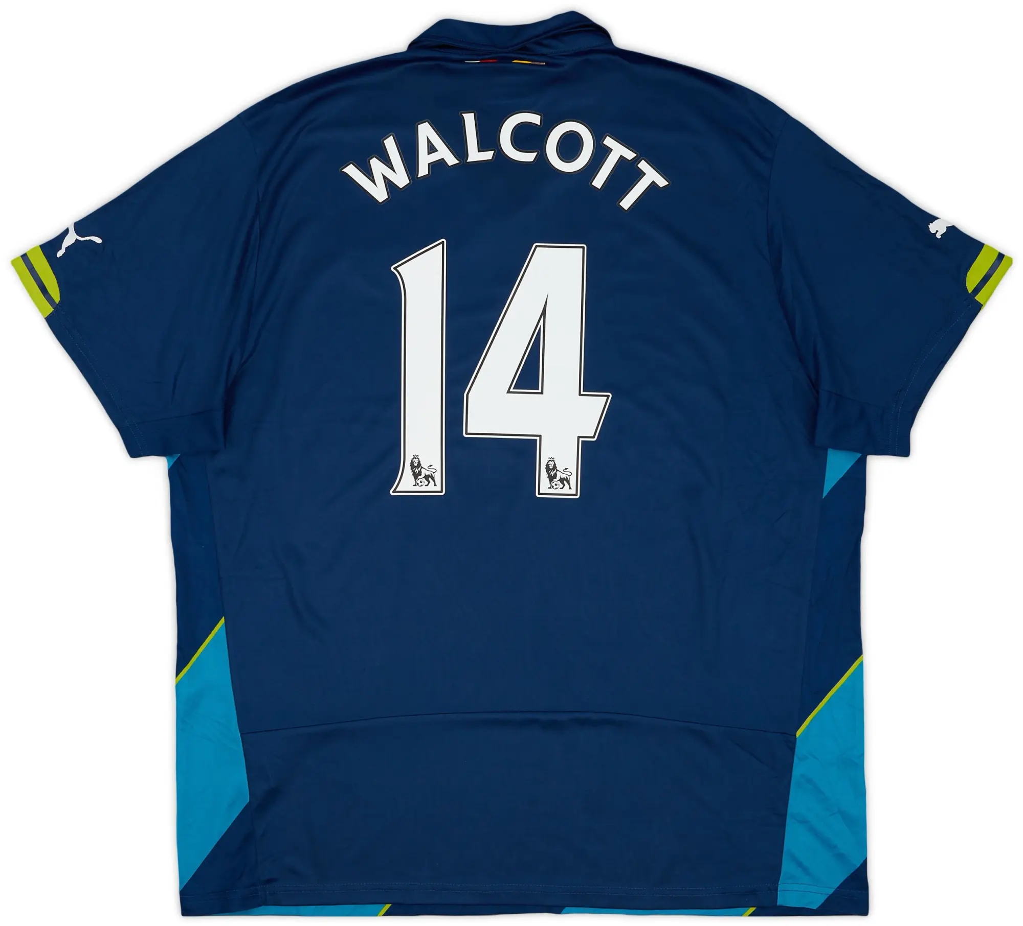 Puma 2014-15 Arsenal Third Shirt Walcott #14 - 7/10 - (XXL)