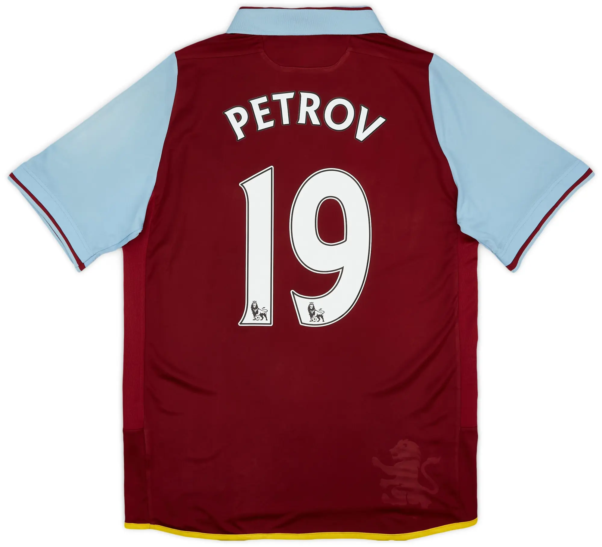 Macron 2012-13 Aston Villa Home Shirt Petrov #19 - 5/10 - (M)