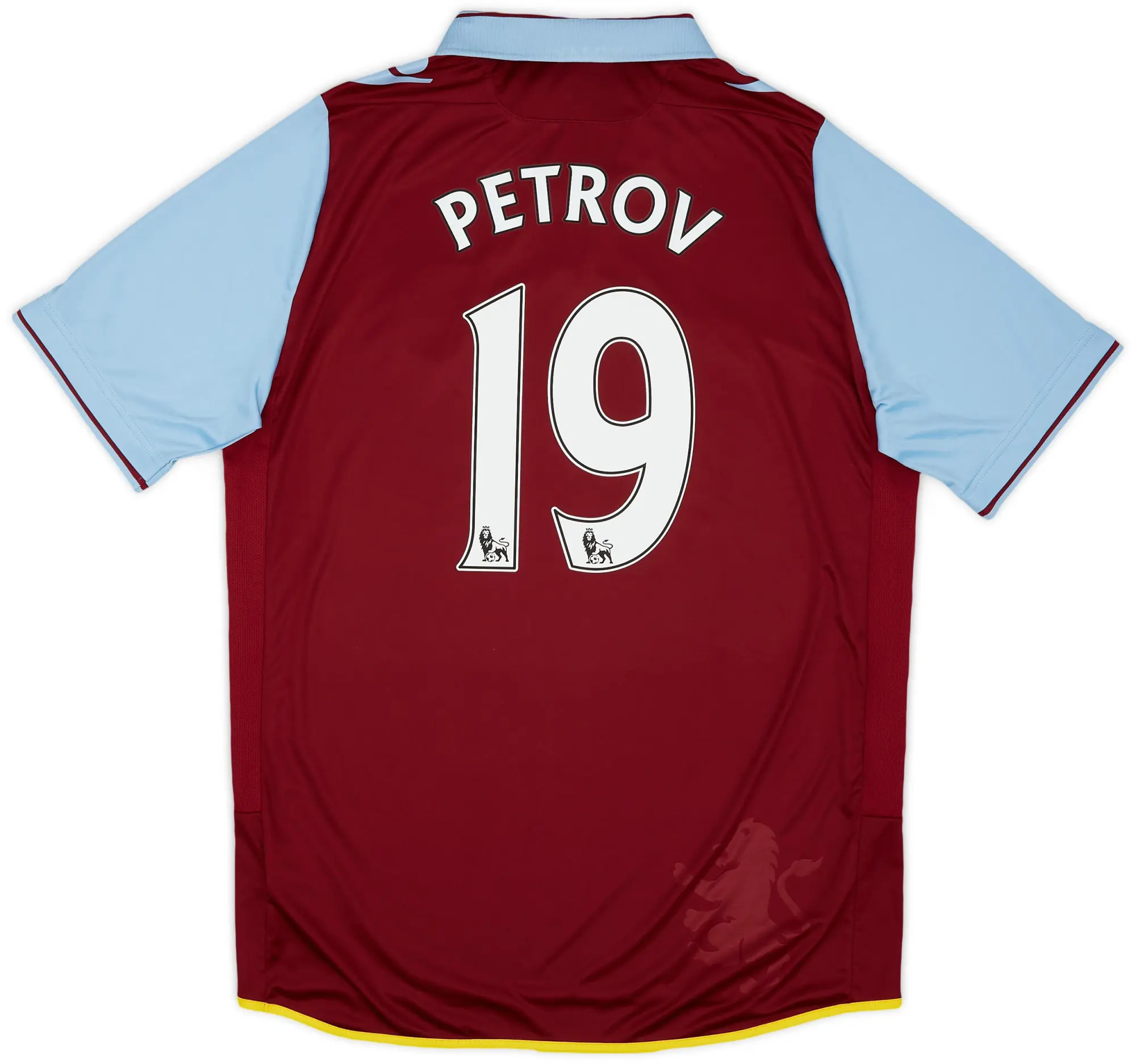 Macron 2012-13 Aston Villa Home Shirt Petrov #19 - 8/10 - (L)