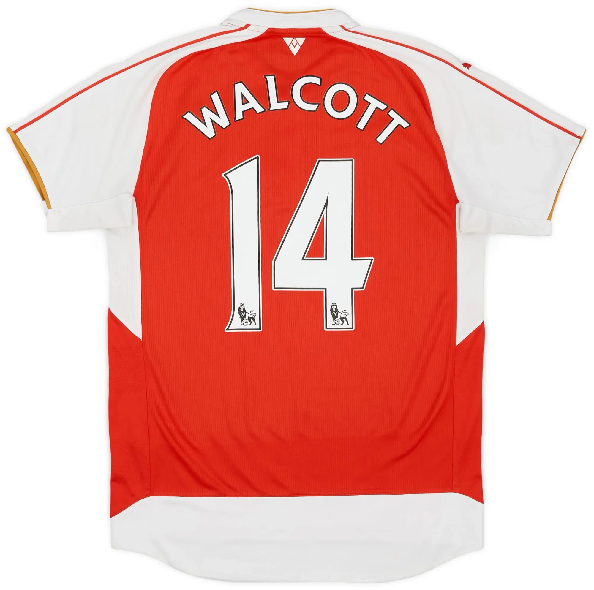 Puma 2015-16 Arsenal Home Shirt Walcott #14 - 6/10 - (S)