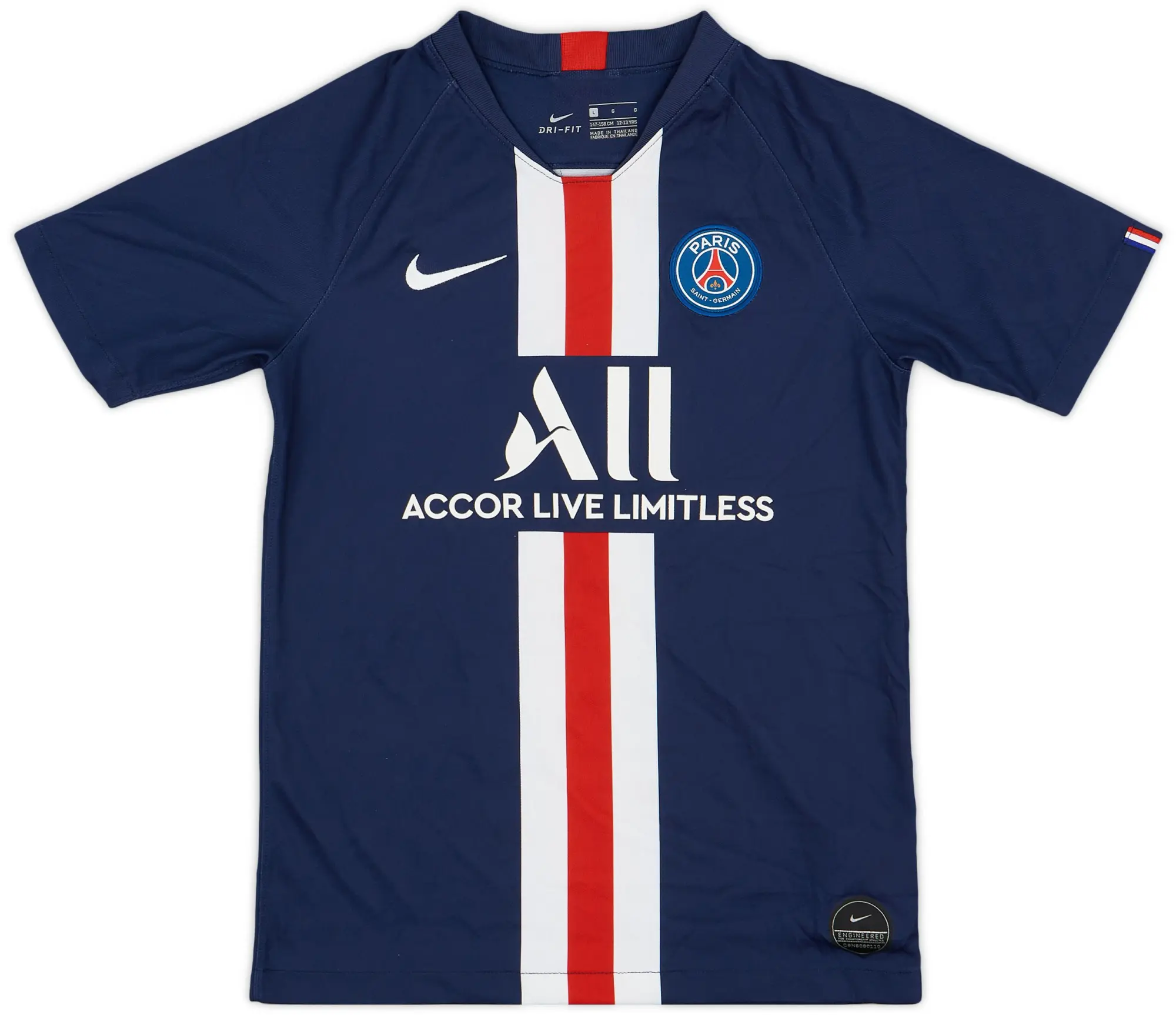 Nike 2019-20 Paris Saint-Germain Home Shirt - 8/10 - (L.Boys)