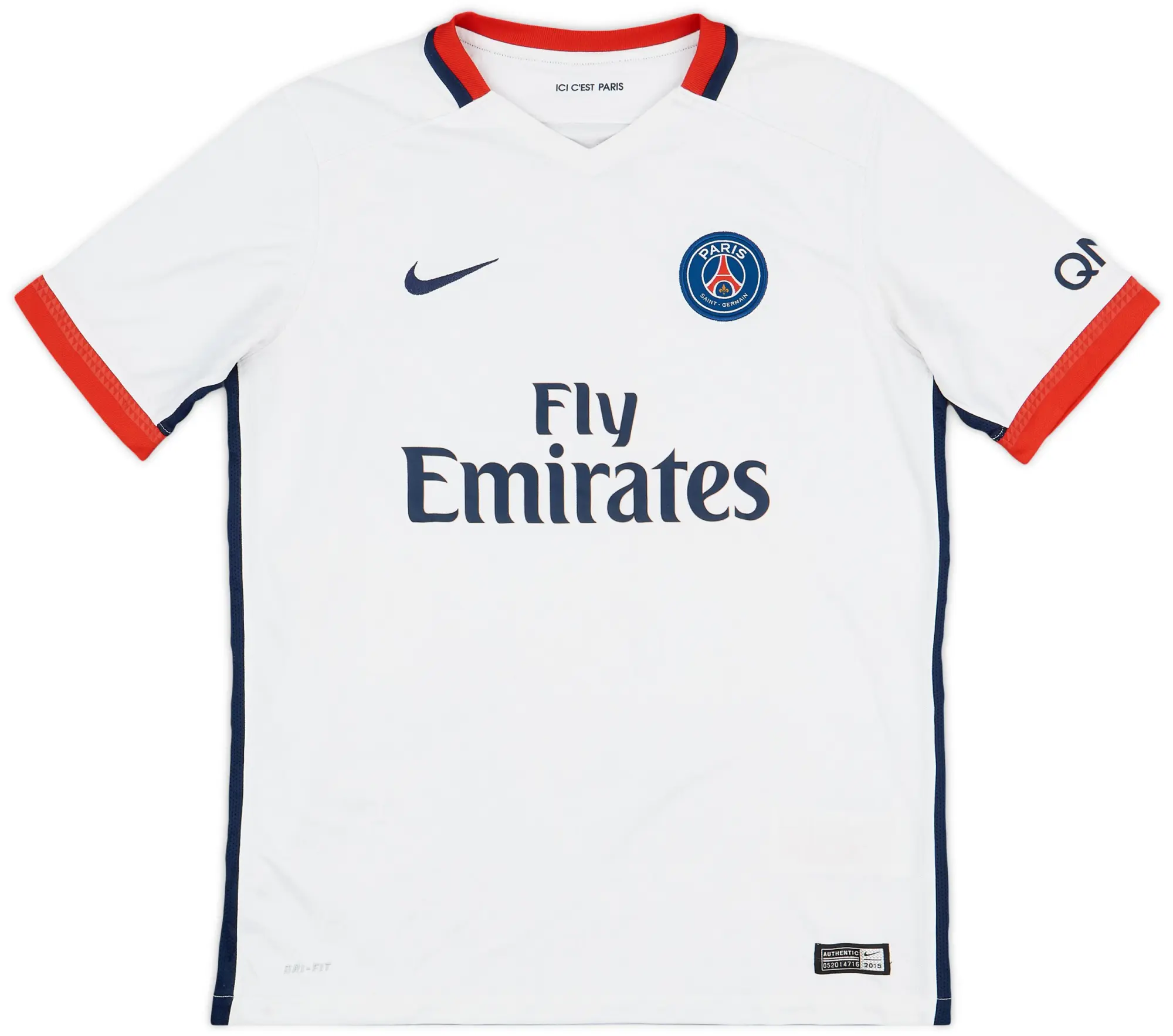 Nike 2015-16 Paris Saint-Germain Away Shirt - 7/10 - (XL.Boys)