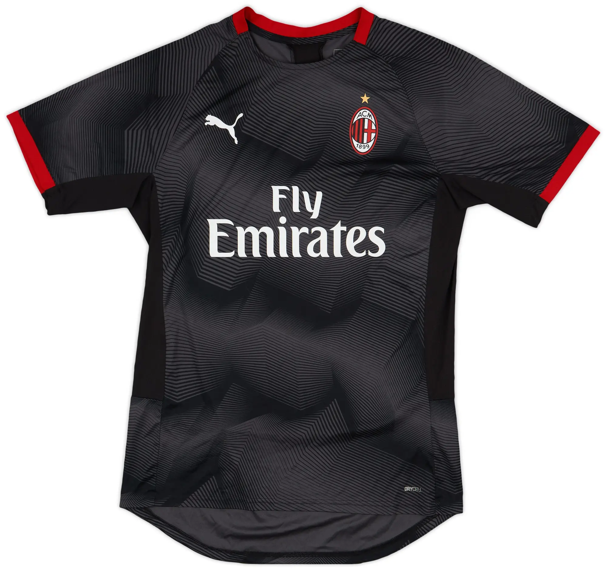 2018-19 AC Milan Puma Training Shirt - 8/10 - (L)