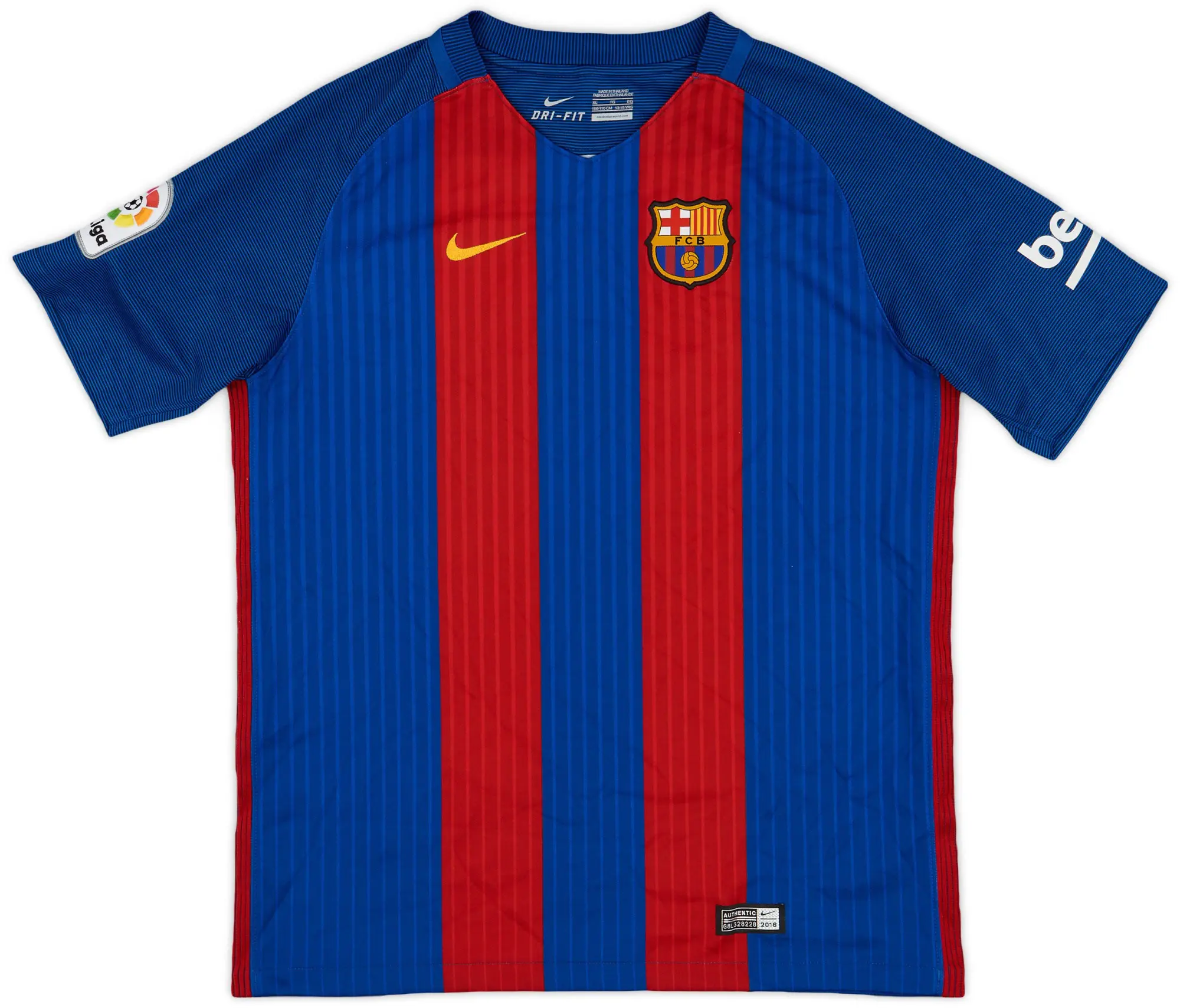 Nike 2016-17 Barcelona Home Shirt - 9/10 - (XL.Boys)